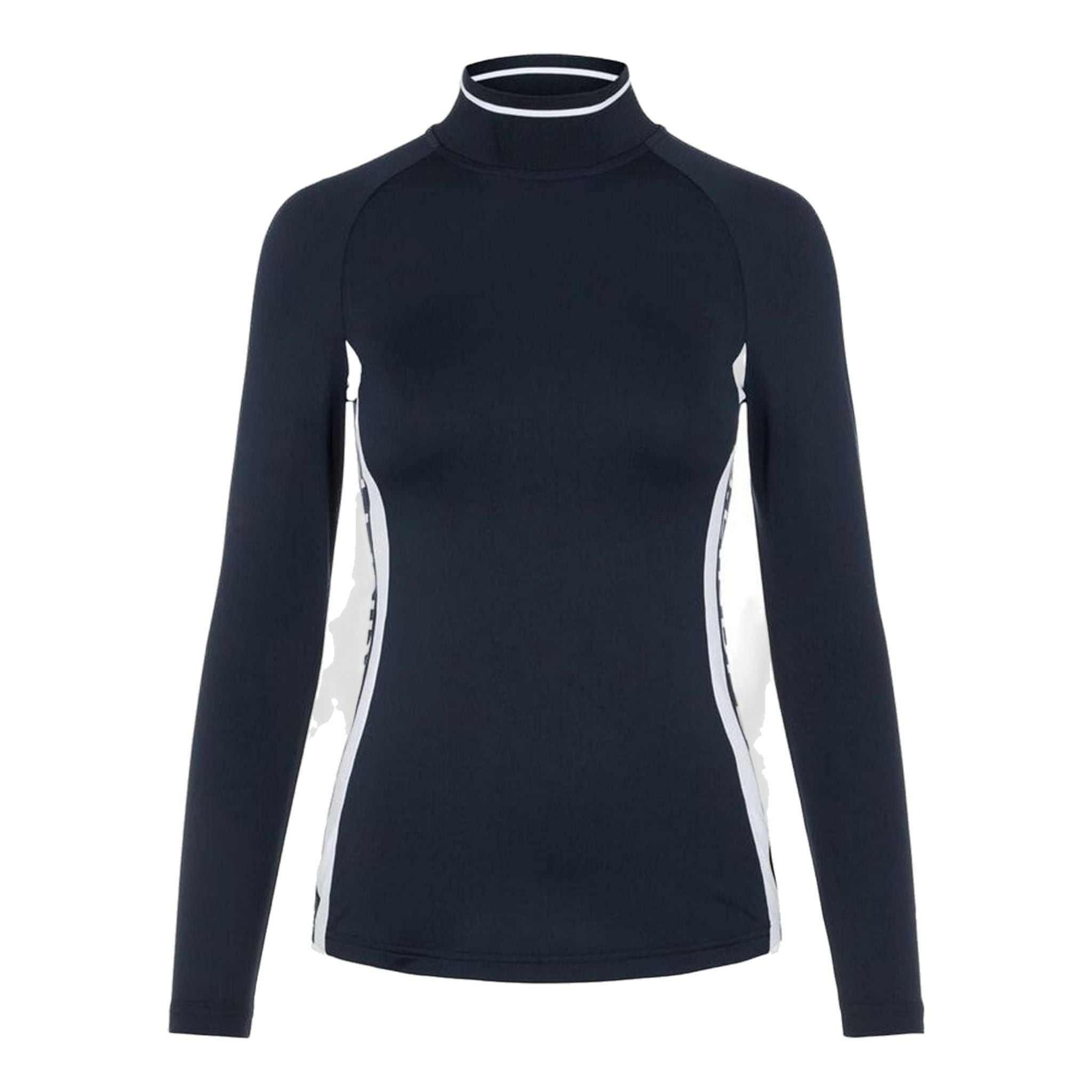 J. Lindeberg W Layer Zadie Haut de compression doux à manches longues, couleur foncée, pour femme