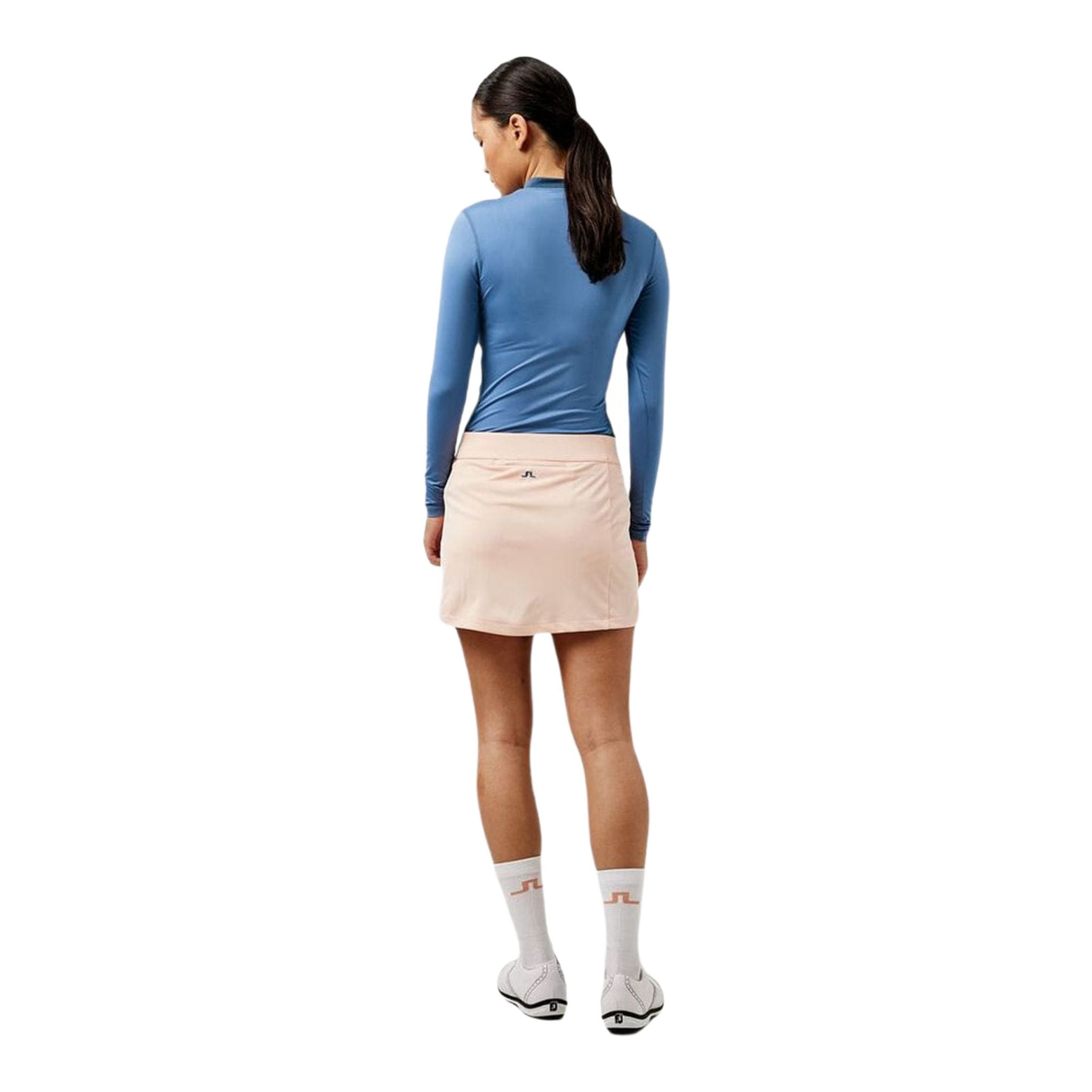 J. Lindeberg W Layer Zowie Haut de compression doux à manches longues bleu pour femme