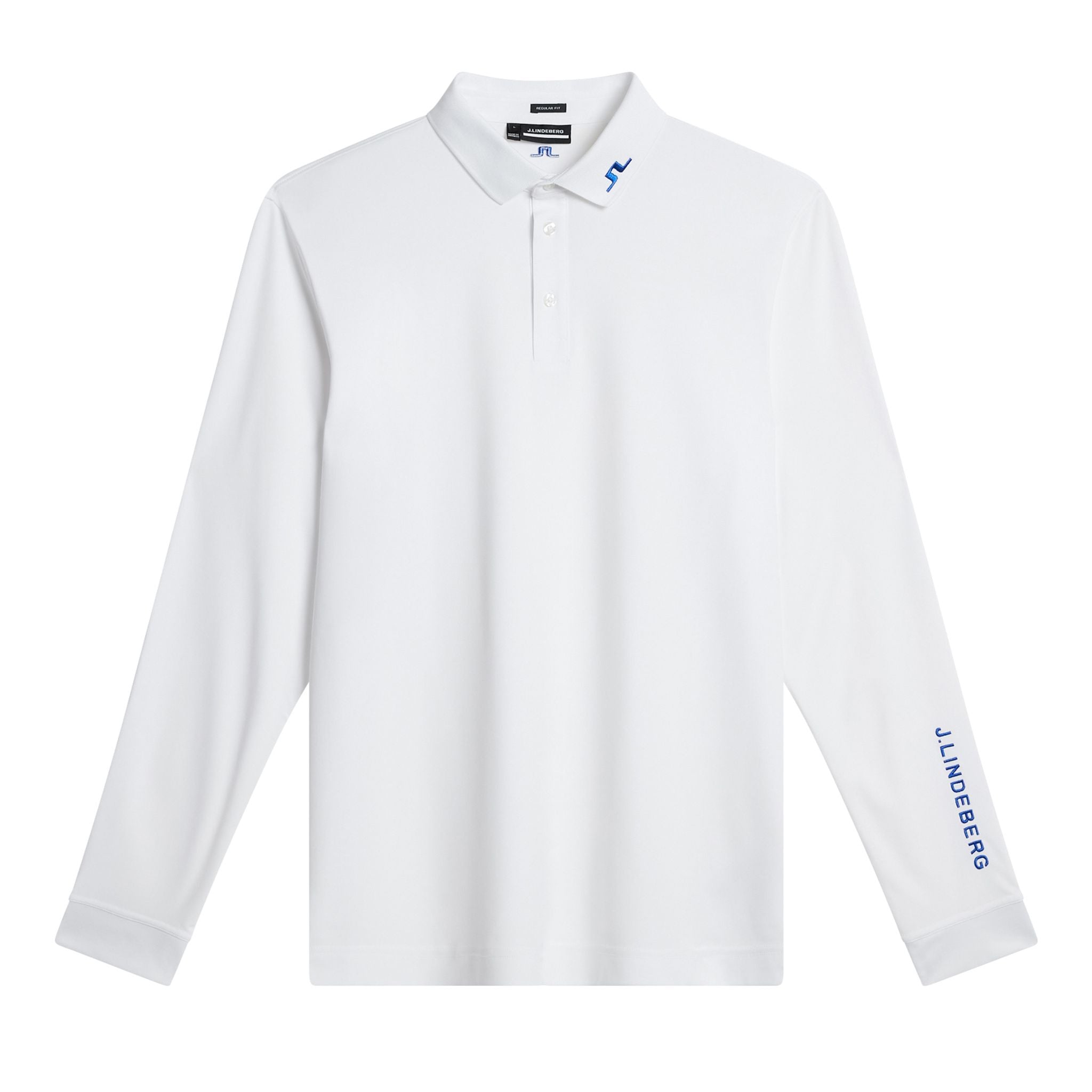 T-shirt technique à manches longues J. Lindeberg Tour Tech pour homme, blanc