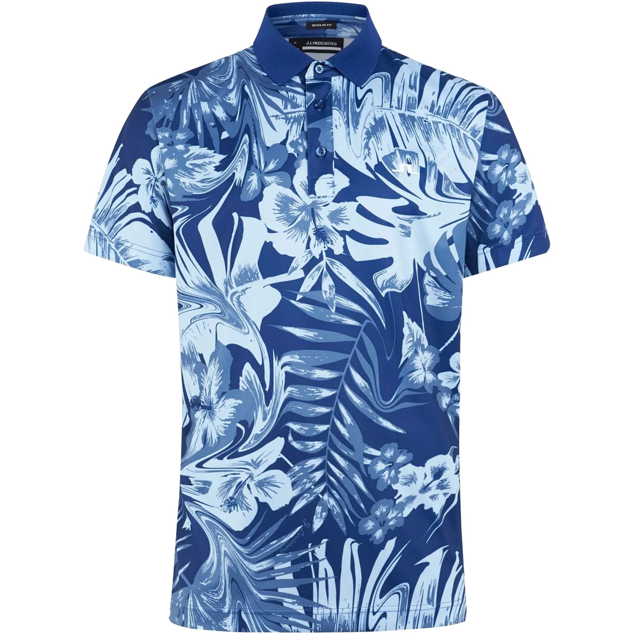 J. Lindeberg Martin Print Polo Coupe Régulière Hommes