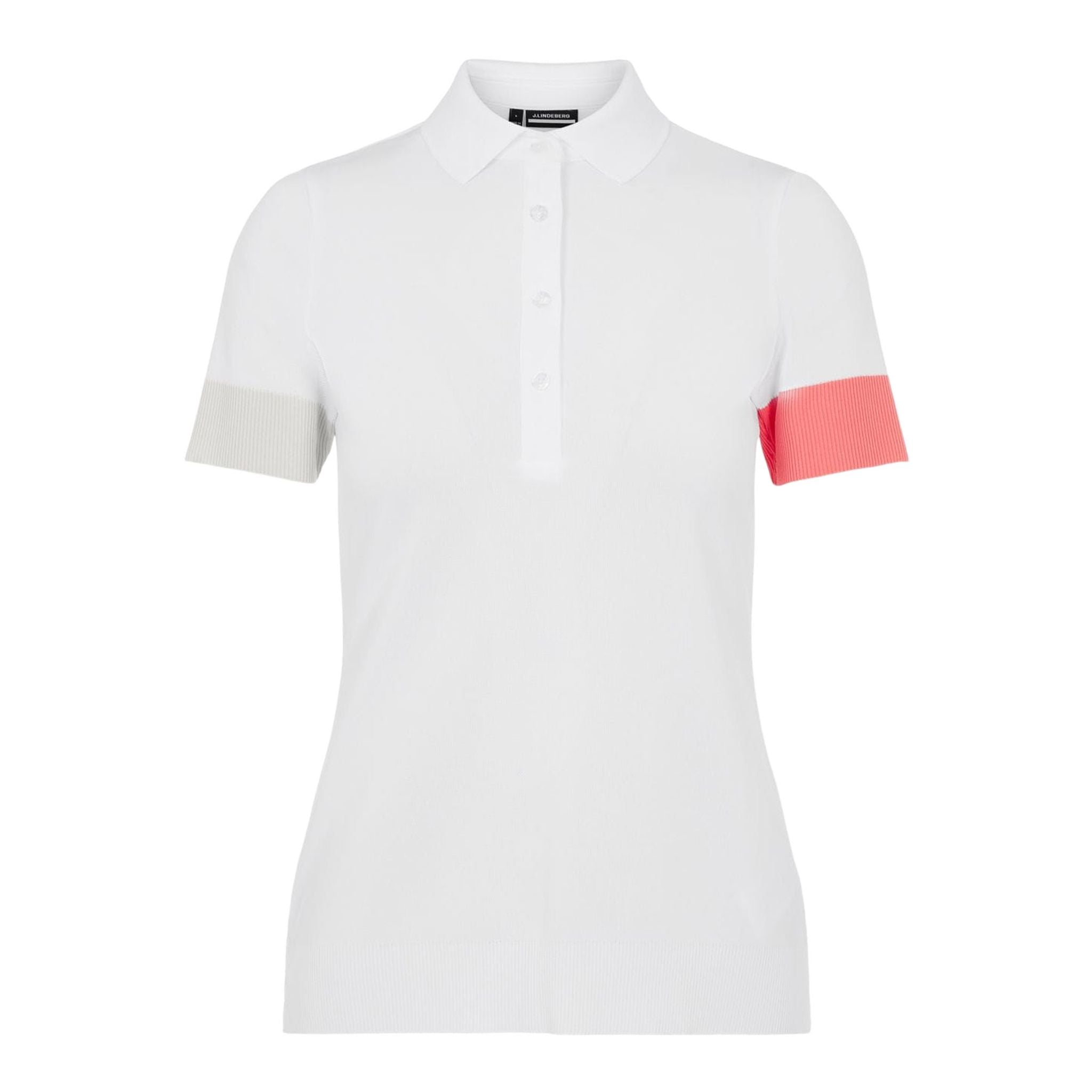 Polo blanc J. Lindeberg W Maja SS pour femme