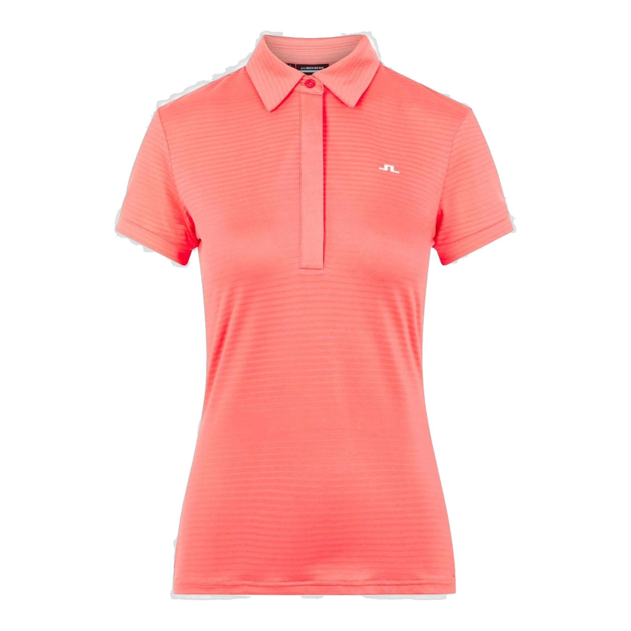 J. Lindeberg W Sue SS Polo Tropical Corail Femme