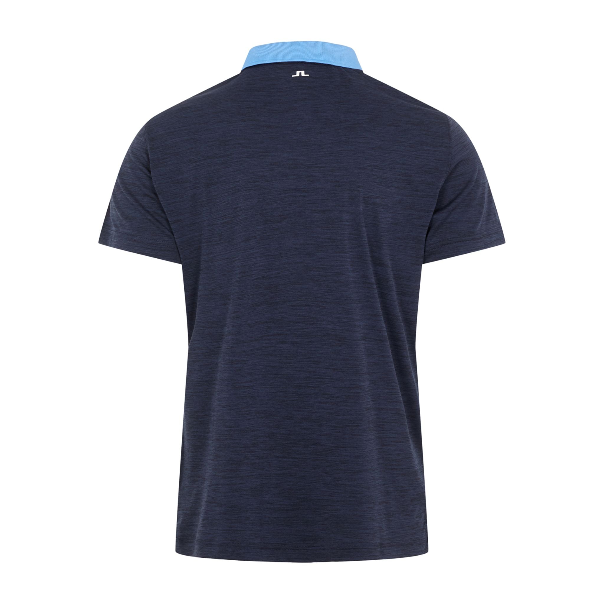Polo homme J. Lindeberg M Flinn coupe classique manches courtes bleu océan