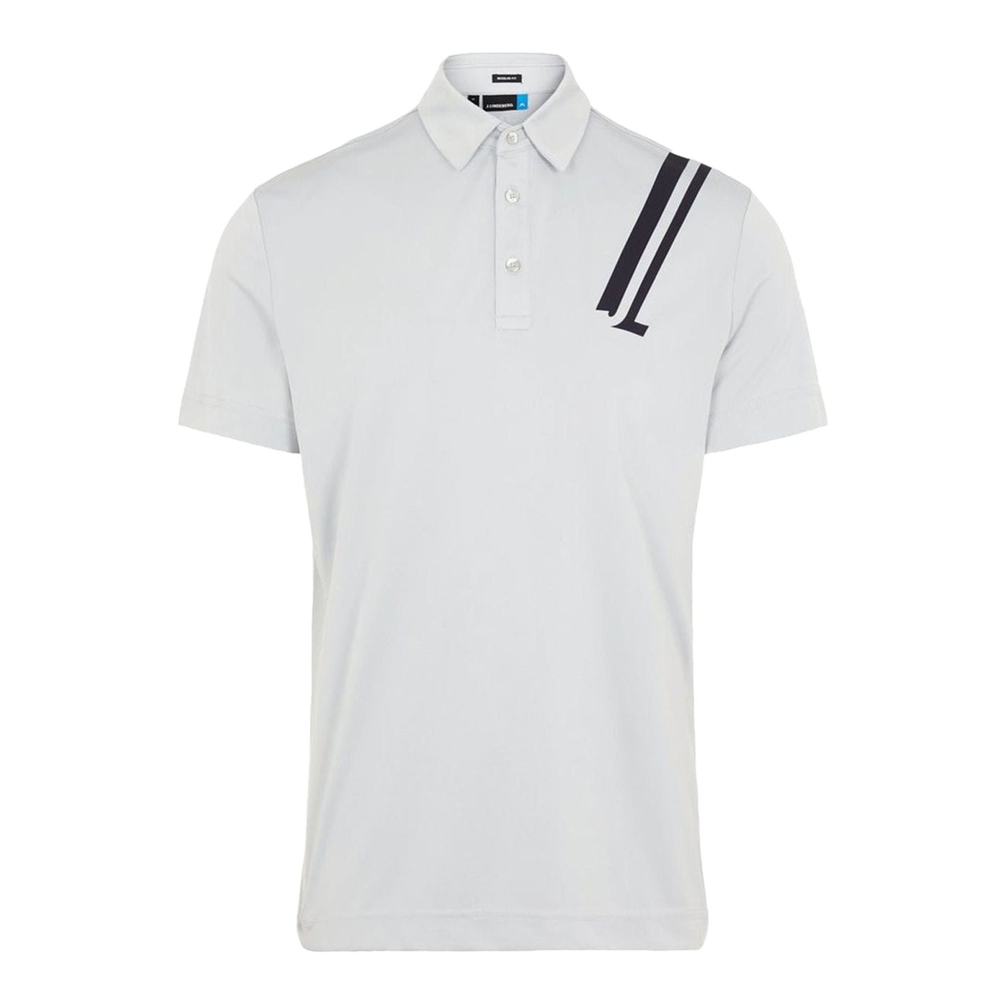 Polo J. Lindeberg M Phoenix Reg Fit-TX Coolmax gris pierre pour homme