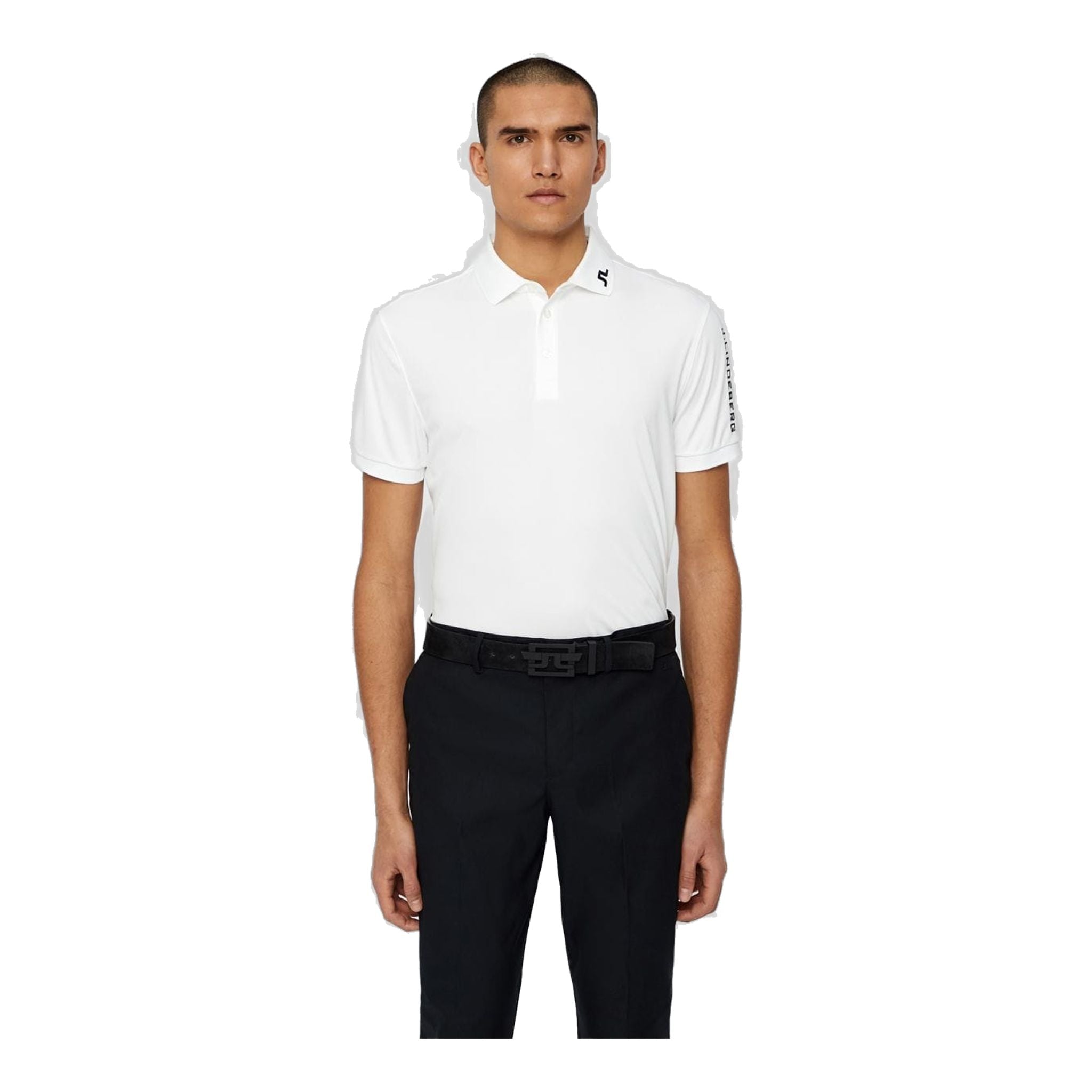 Polo J. Lindeberg M Tour Tech TX Jersey Blanc Chaud Homme