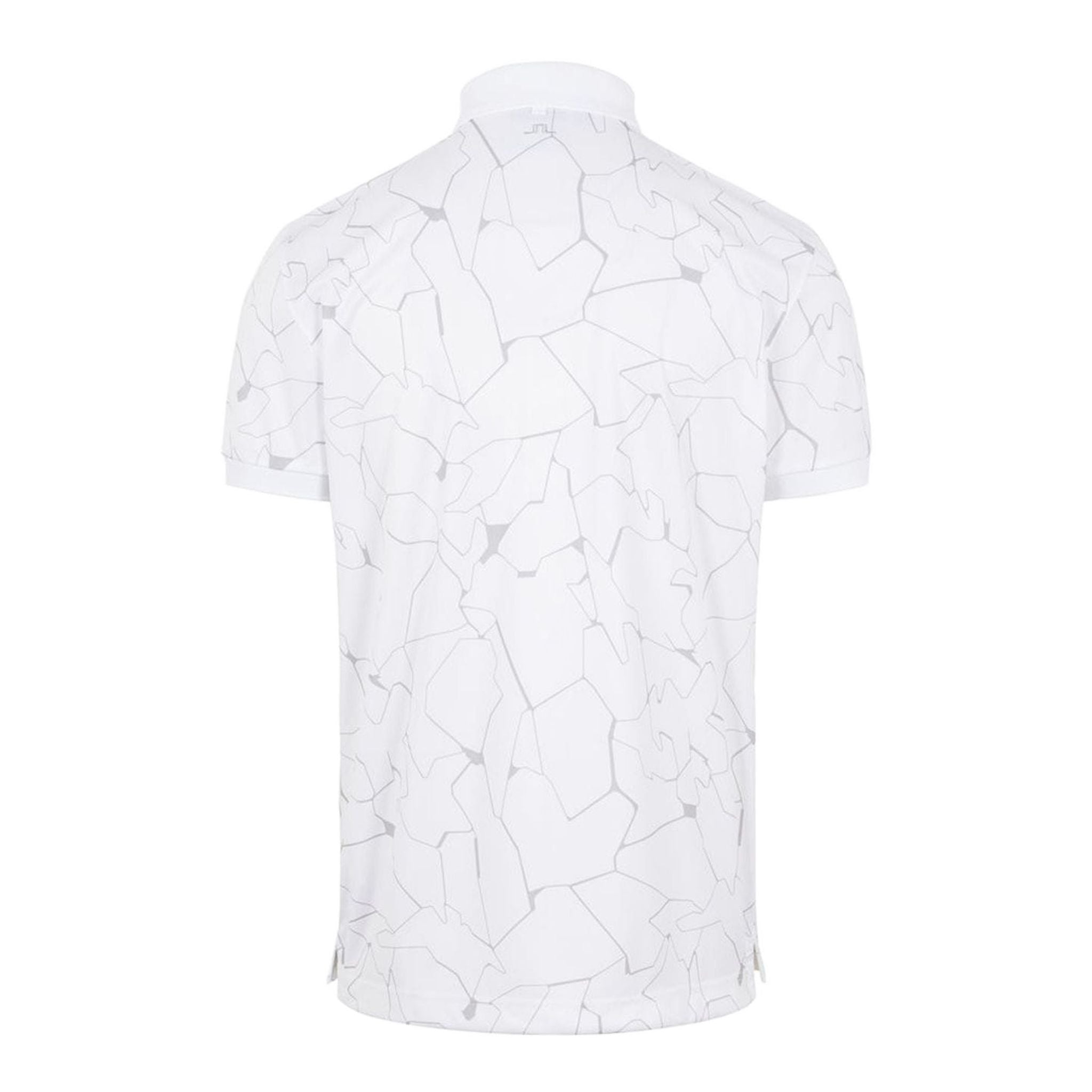 Polo J. Lindeberg M Tour Tech Reg Fit imprimé SS fendu blanc homme