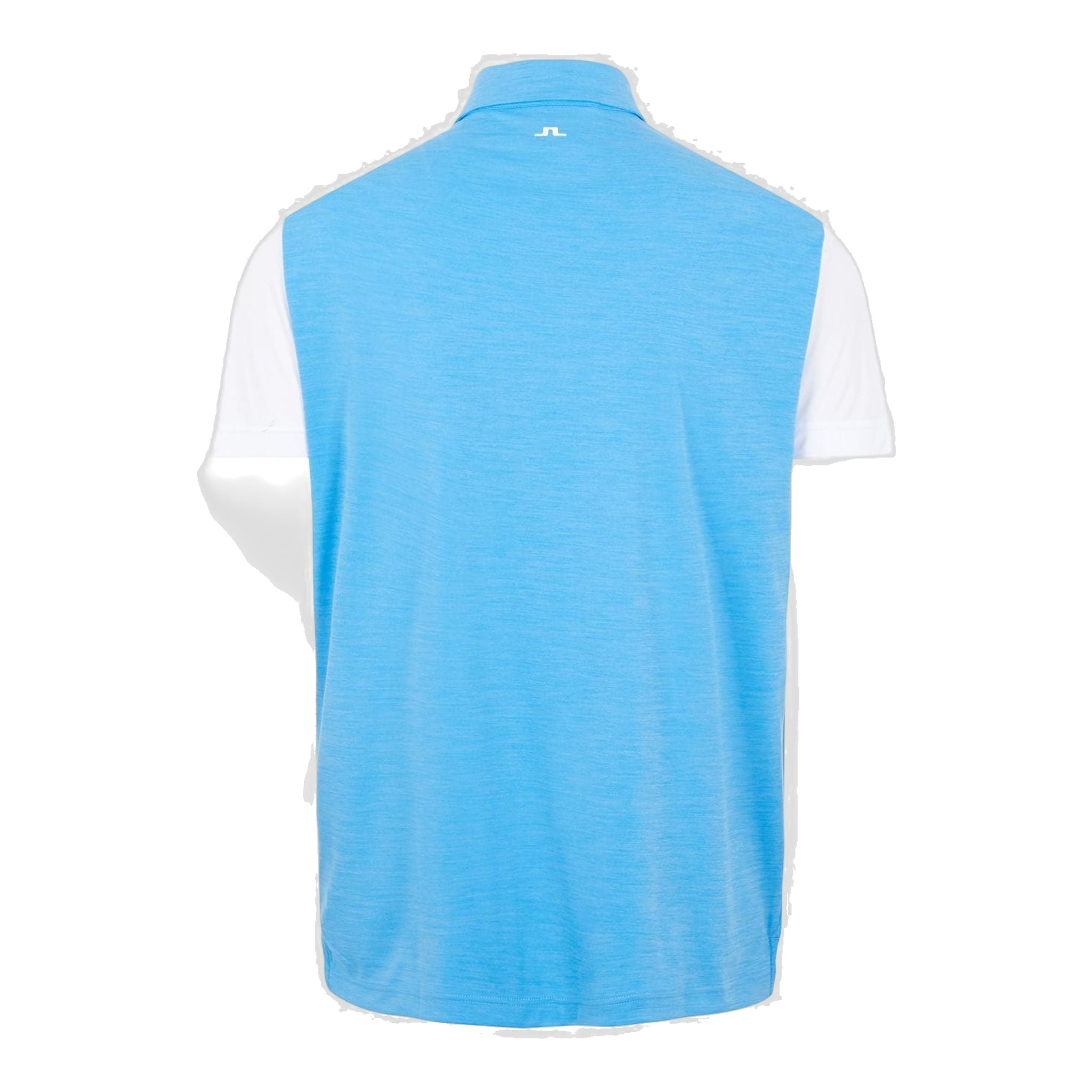 Polo homme J. Lindeberg M Harry coupe classique manches courtes bleu océan