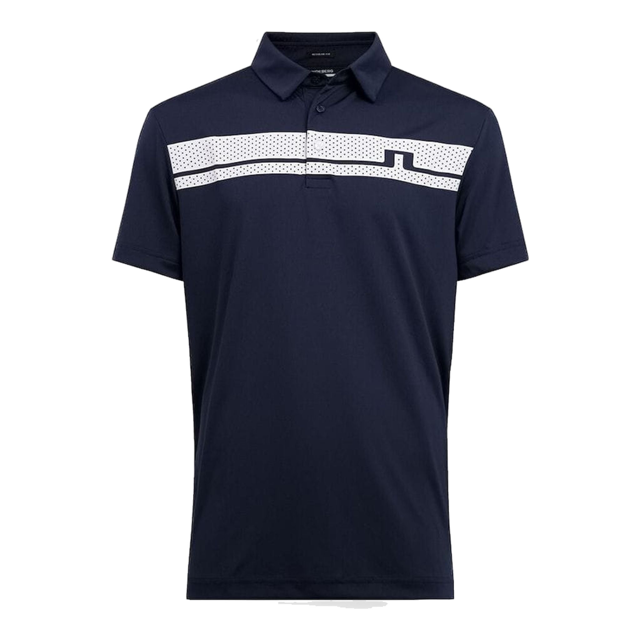 J. Lindeberg M Clark Polo de golf coupe classique JL Navy Homme