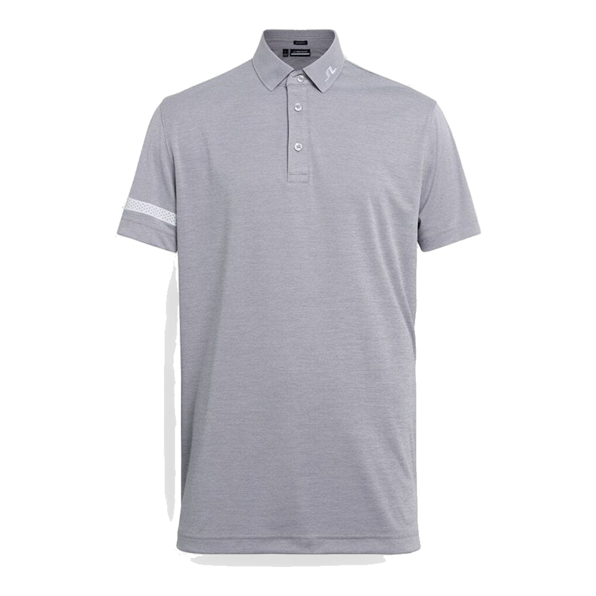 J. Lindeberg M Heath Polo de golf coupe classique Micro Chip Melange Homme