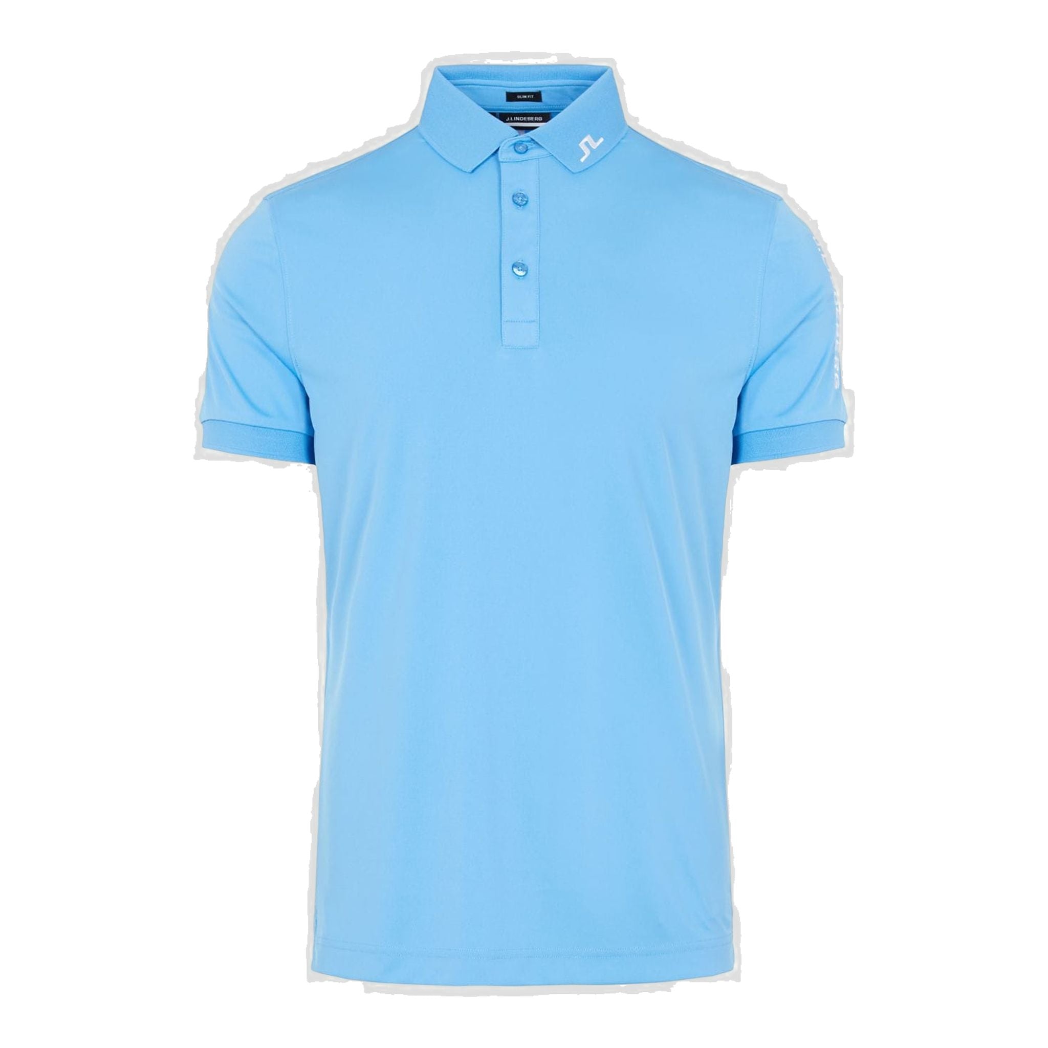 Polo J. Lindeberg M Tour Tech Slim Fit SS bleu océan pour homme