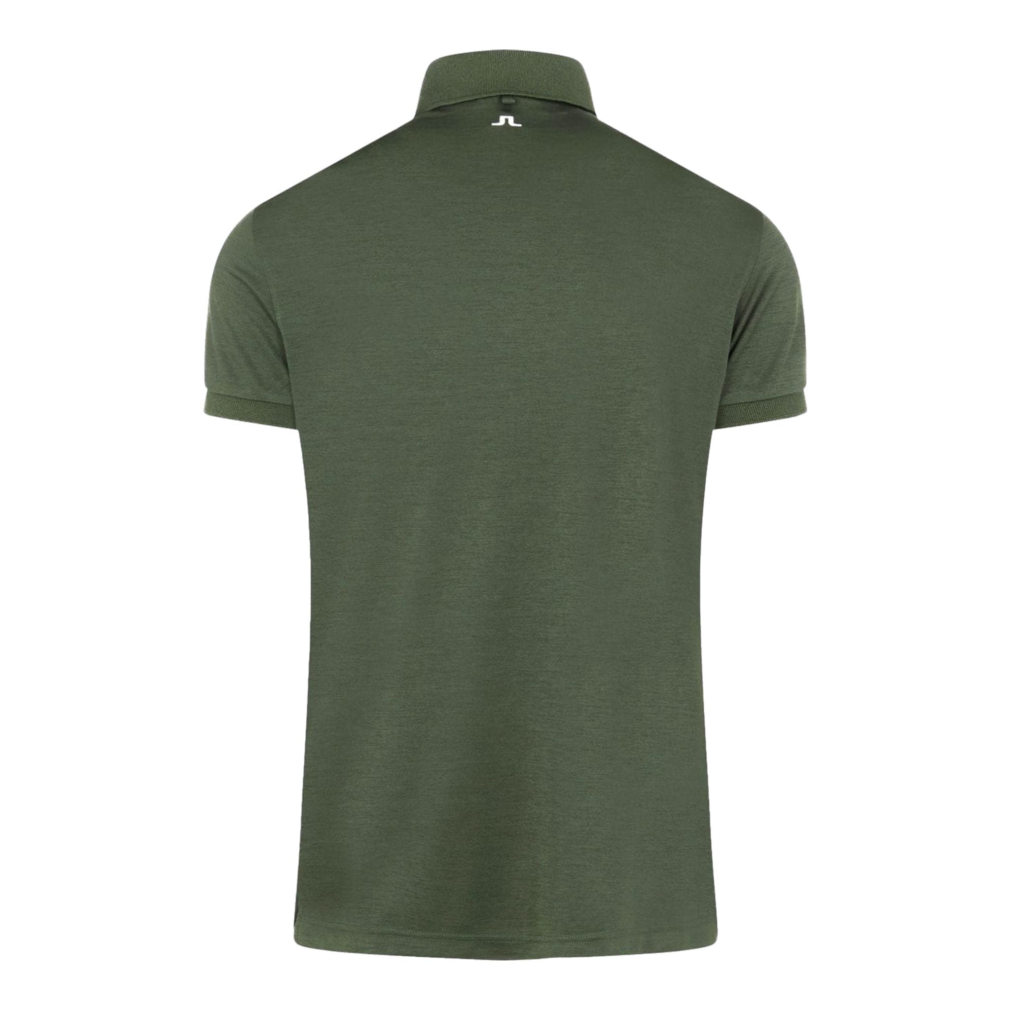 Polo J. Lindeberg M Tour Tech Reg Fit SS vert thym chiné pour homme