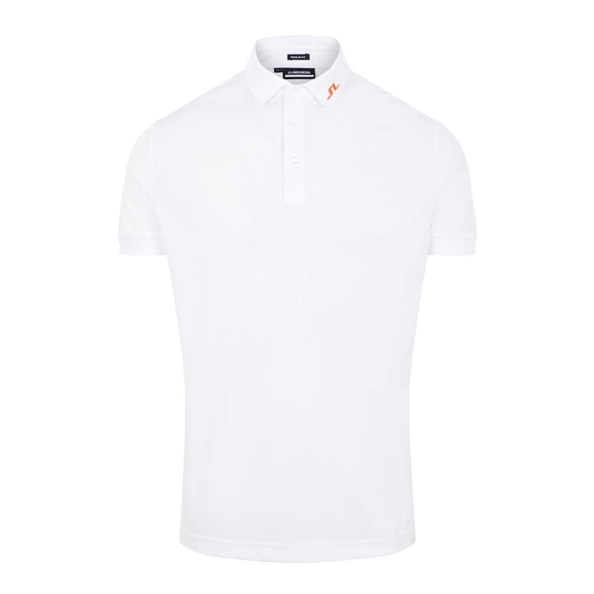 J. Lindeberg M Kv Regular Fit SS Polo White Herren