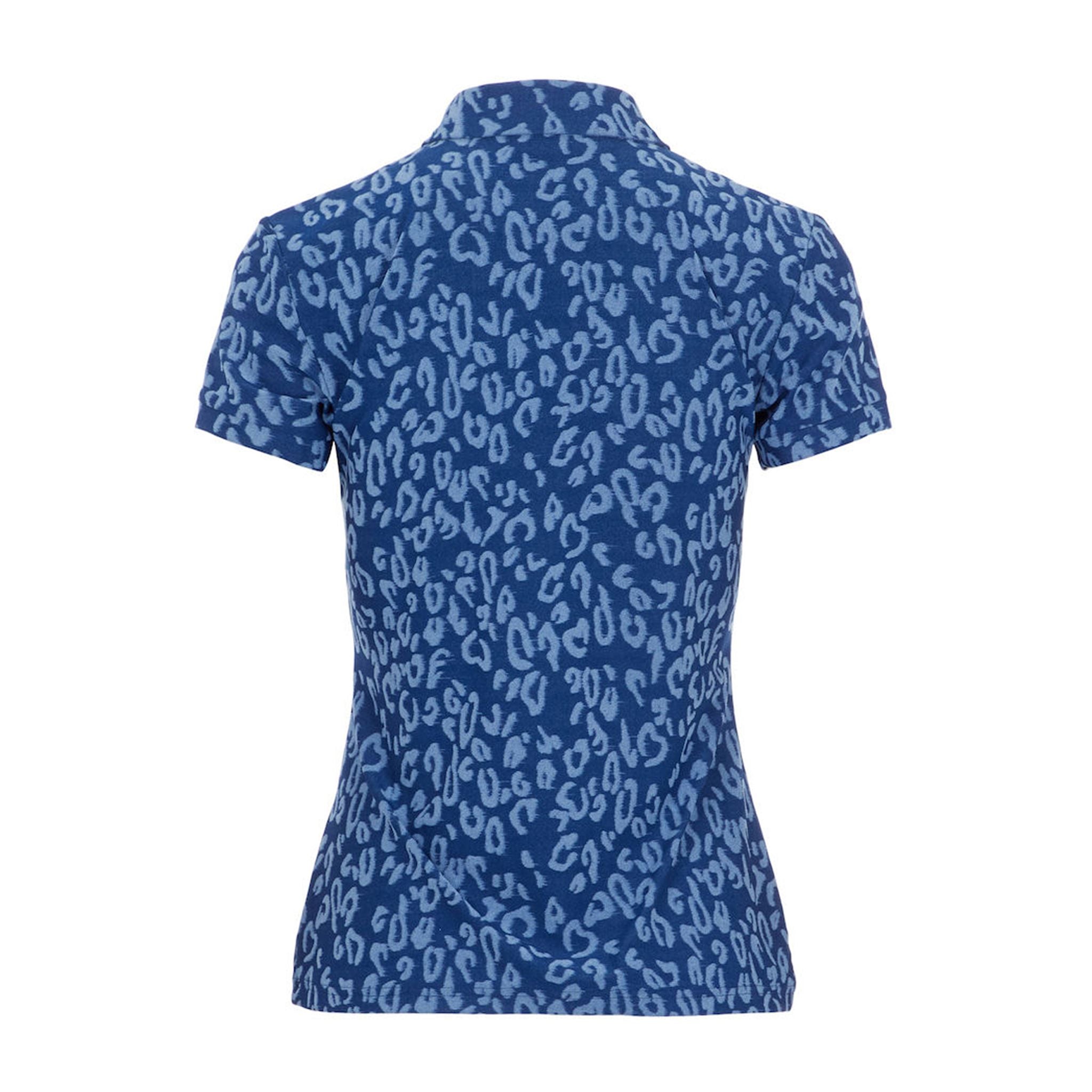 J. Lindeberg W Alaya Jacquard SS Polo Animal Midnight/Summer Bl Femme