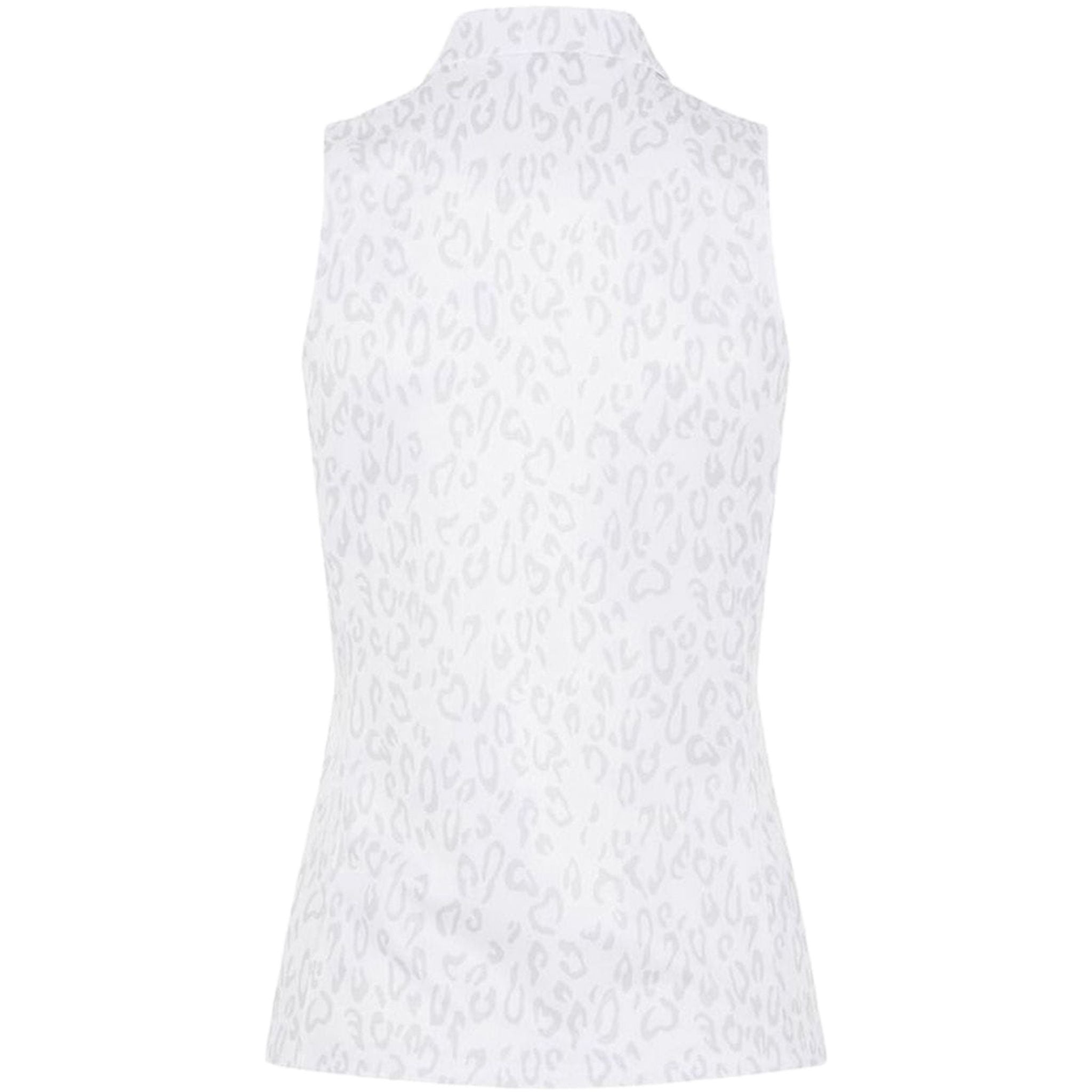 J. Lindeberg W Dena Polo SL Imprimé animal Gris Blanc Femme