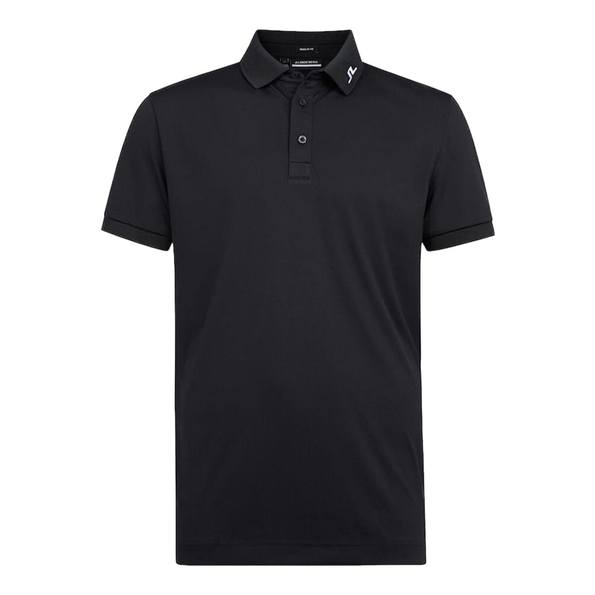 J. Lindeberg M KV Regular Fit Golf Polo Black Herren