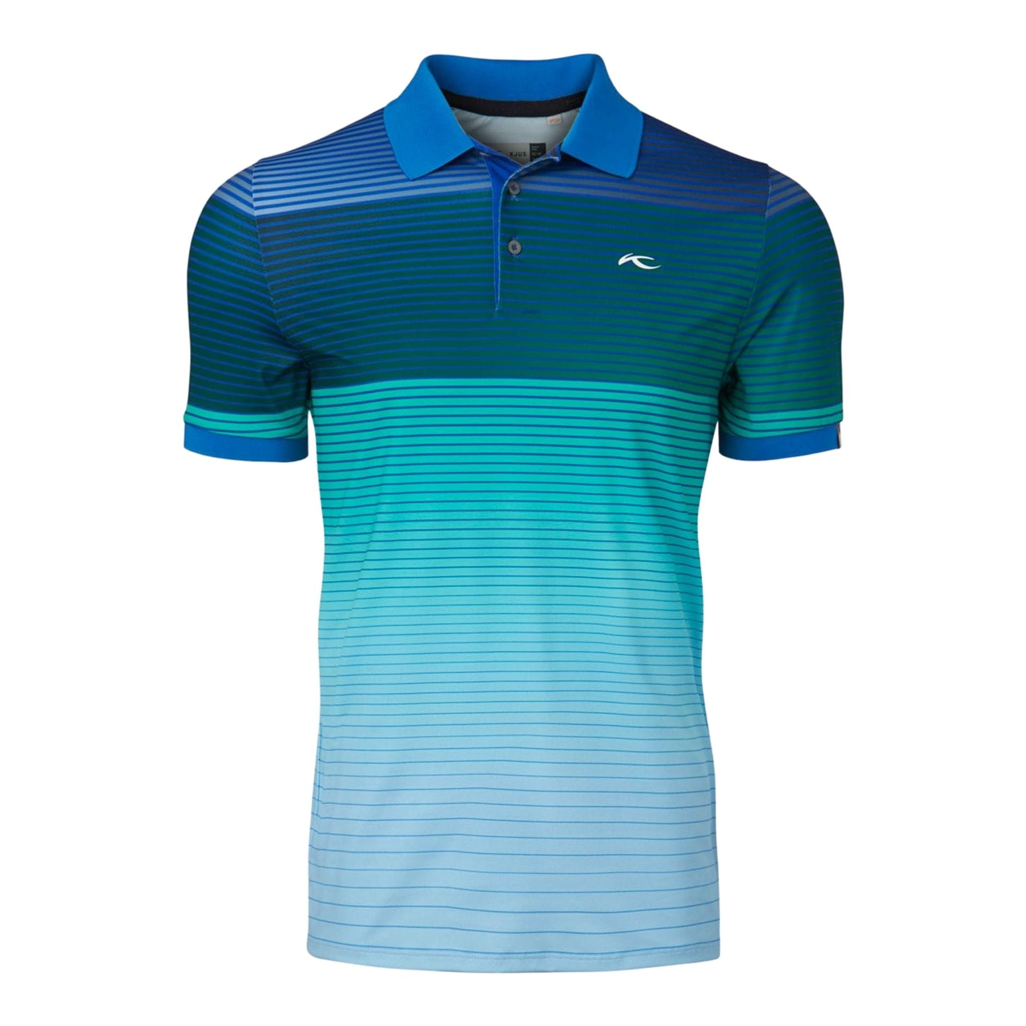 Bermuda Polo Kjus M Spot Imprimé SS Bleu Homme