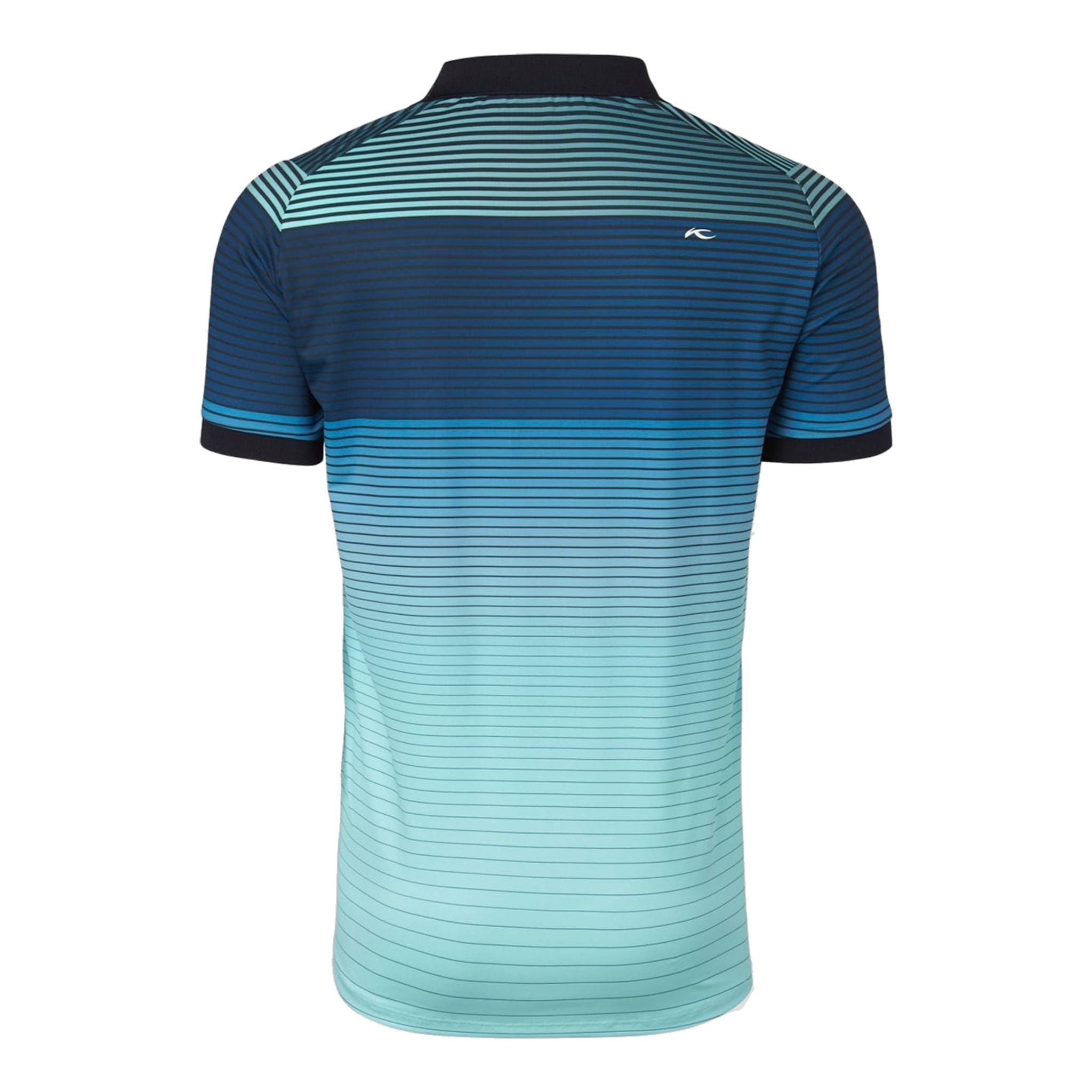 Polo Kjus M Spot imprimé manches courtes bleu glacier pour homme