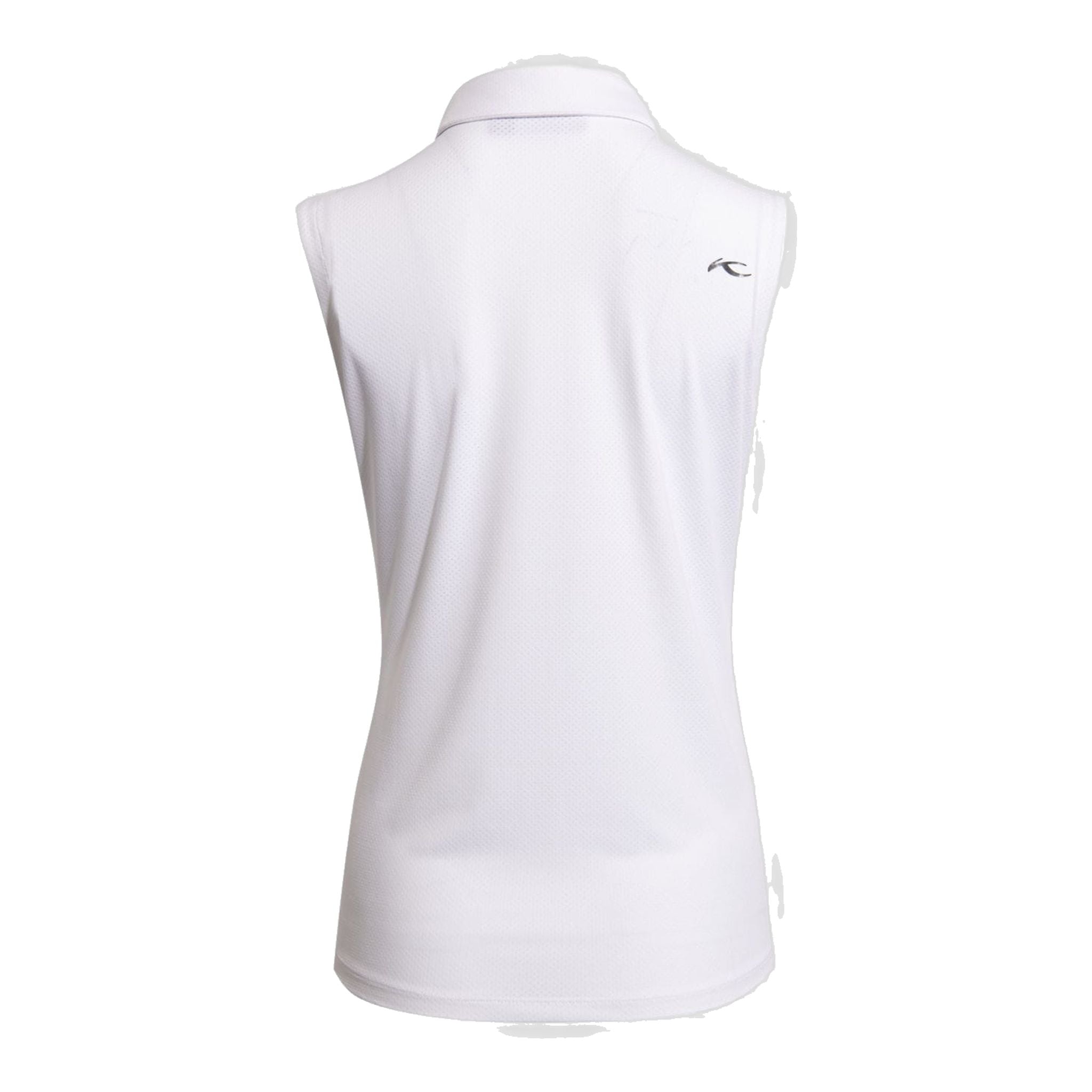 Polo Kjus W Eve SL blanc pour femme
