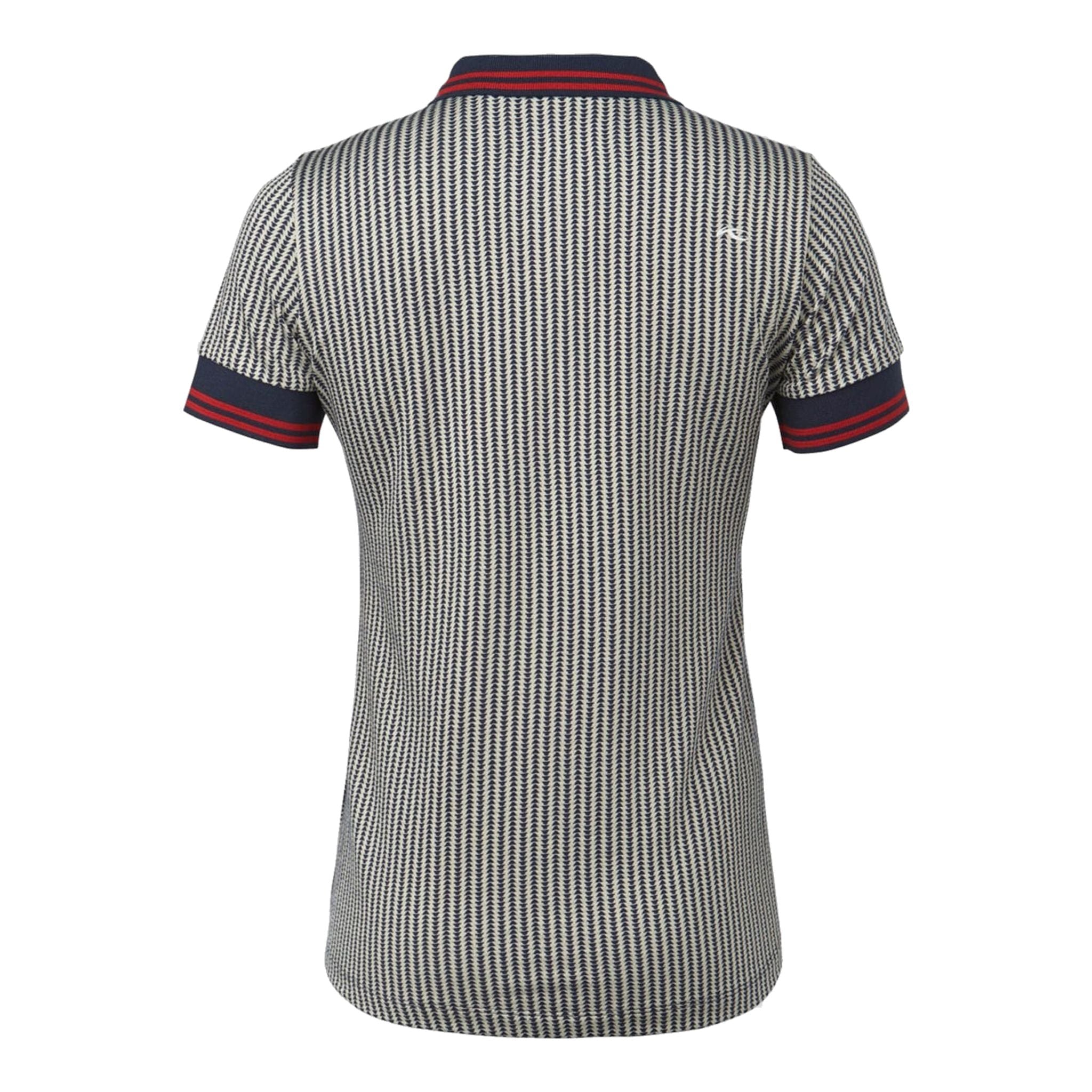 Polo Kjus W Ella Structure SS Atlanta Bleu/Beurre Femme