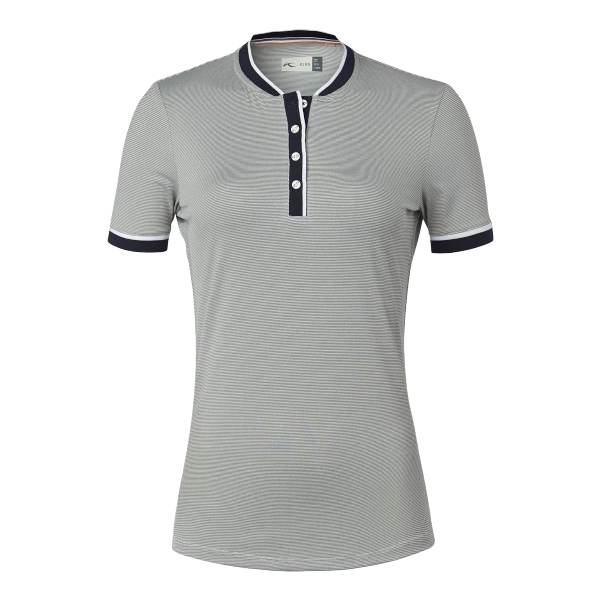 Polo Kjus W Elena Stripe SS Atlanta bleu/blanc femme