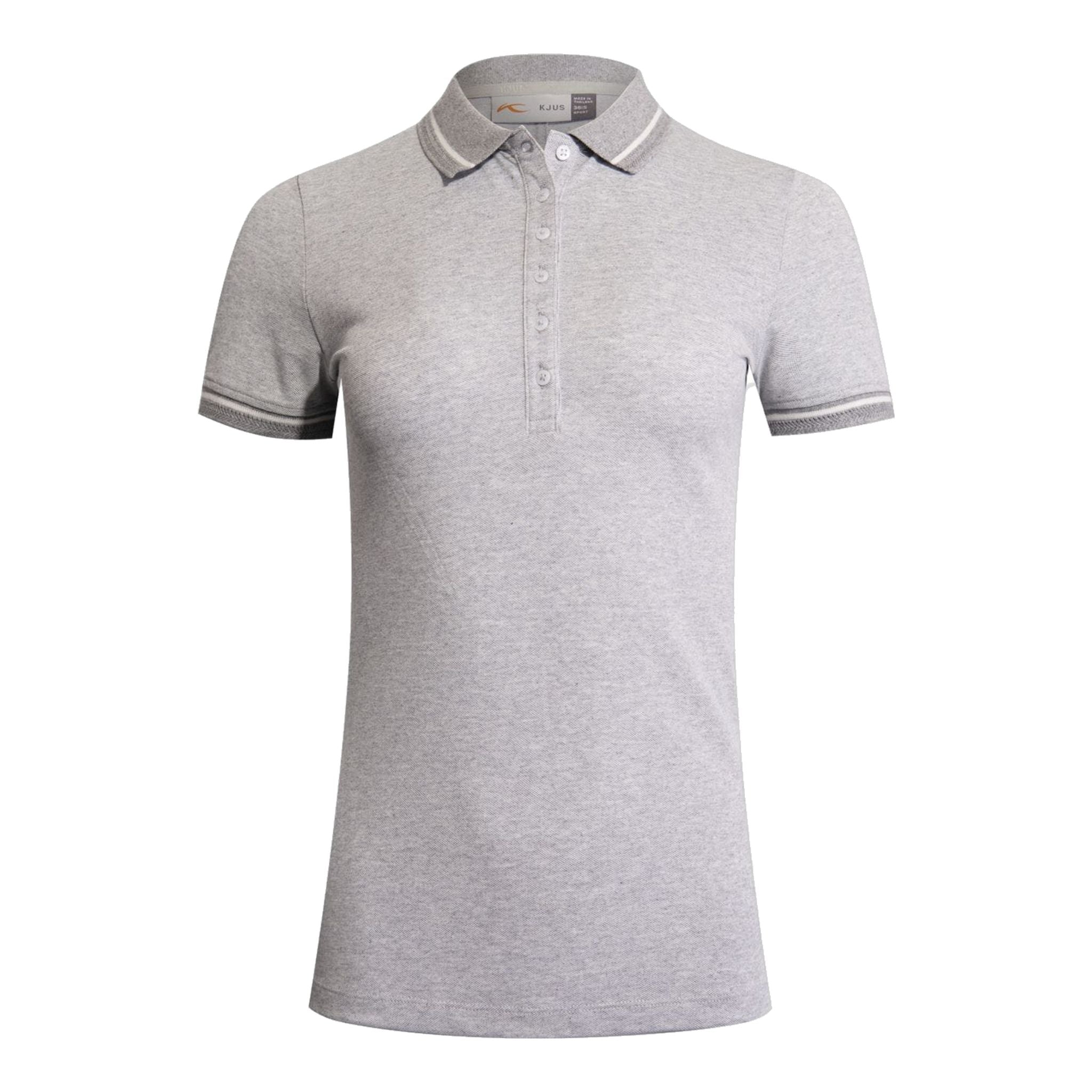 Polo Kjus W Sanna SS Gris acier chiné Femme