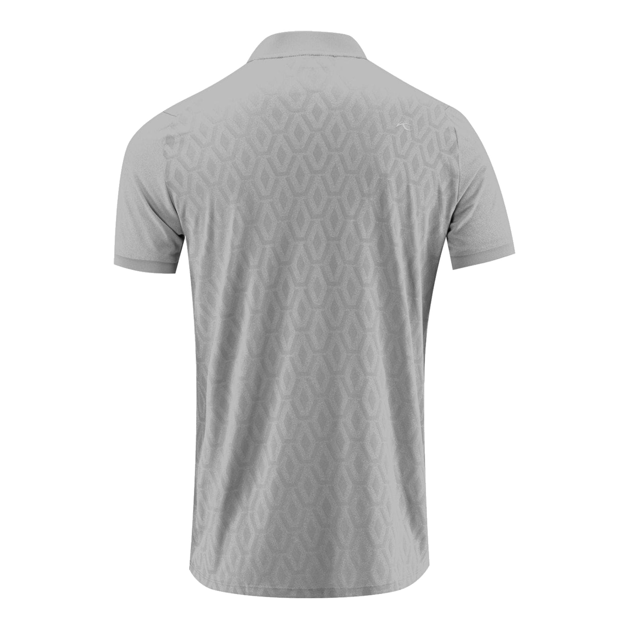 Kjus M Lance Jacquard Knit SS Polo Silver Fog Melange Homme