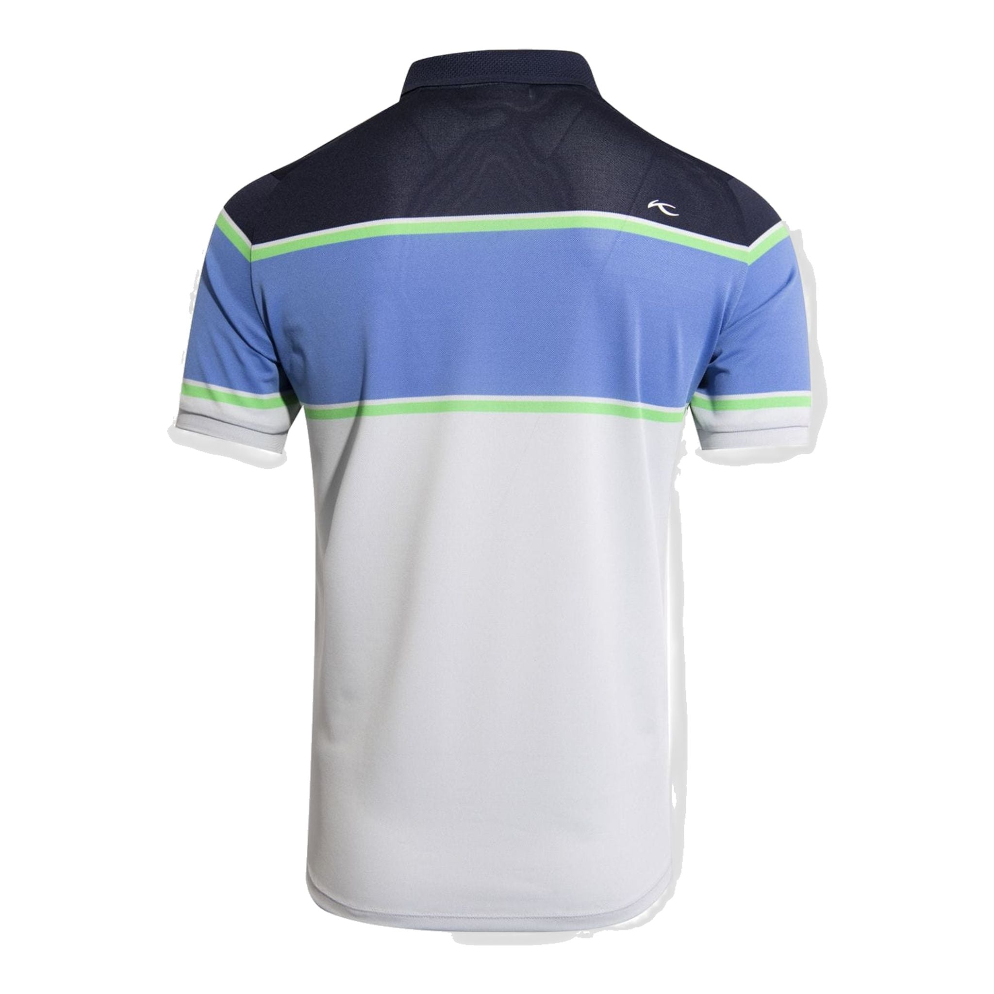 Kjus M Luan CB SS Polo Argent Brouillard/Cascade Homme