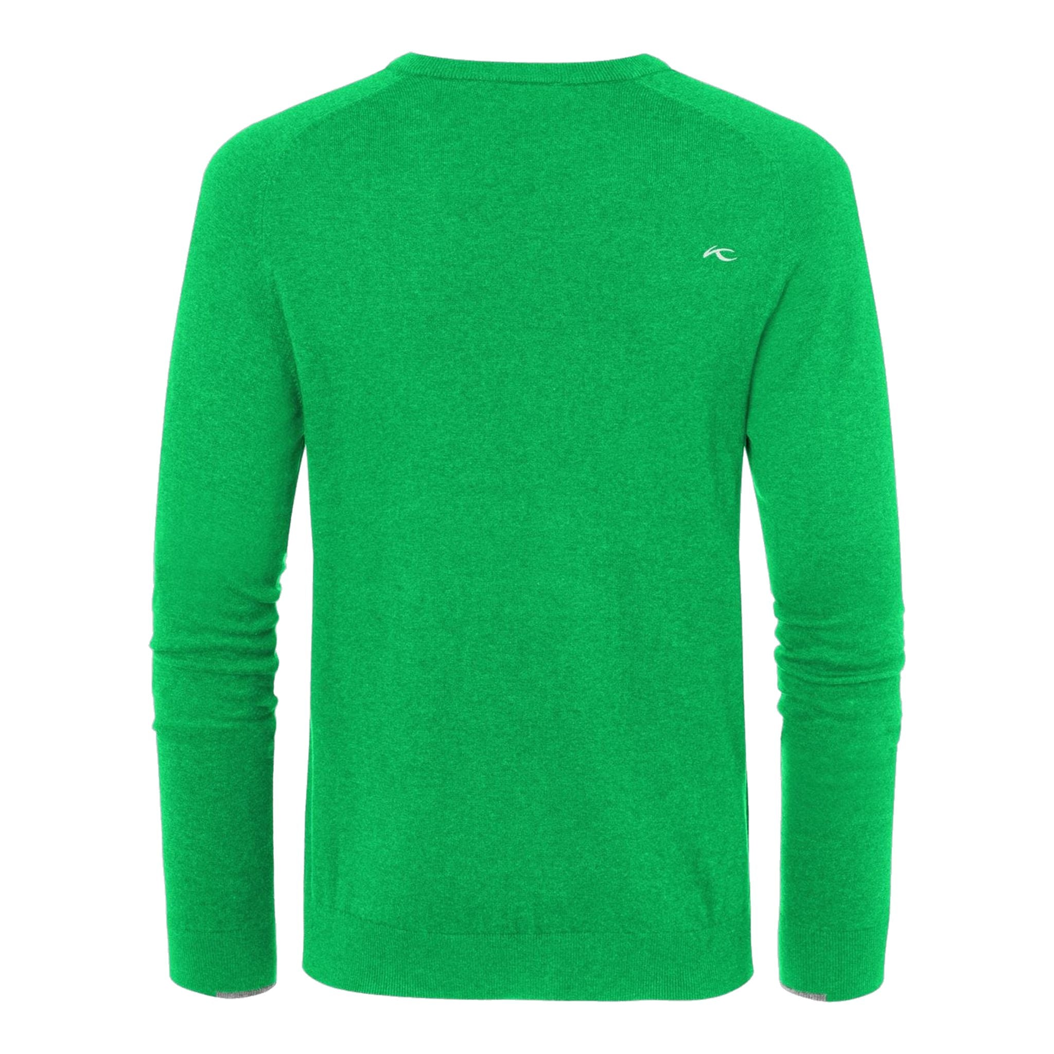 Kjus Pull col V Kirk M Spring Green Melange Homme