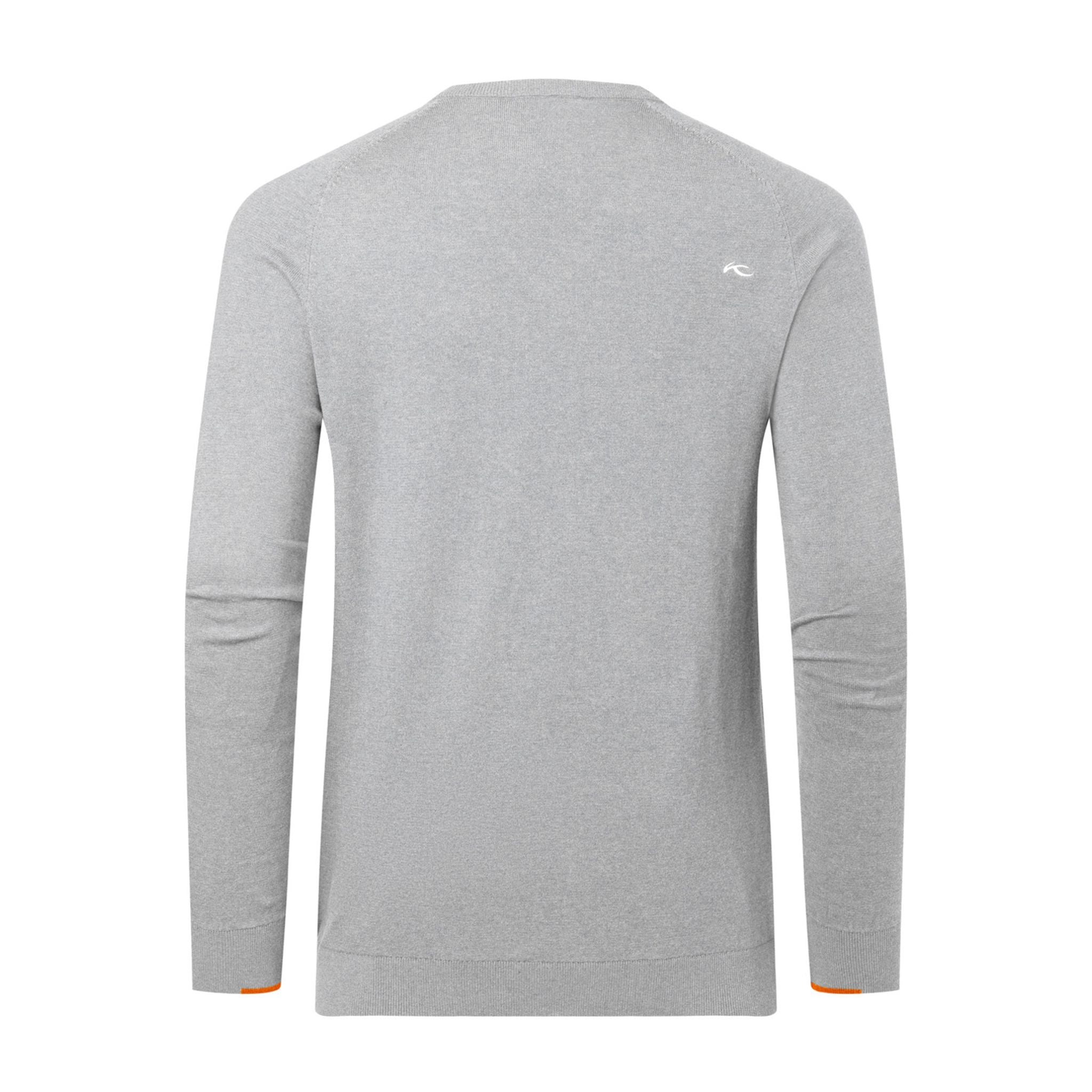 Kjus Pull col V Kirk Silver Grey/Melange Homme