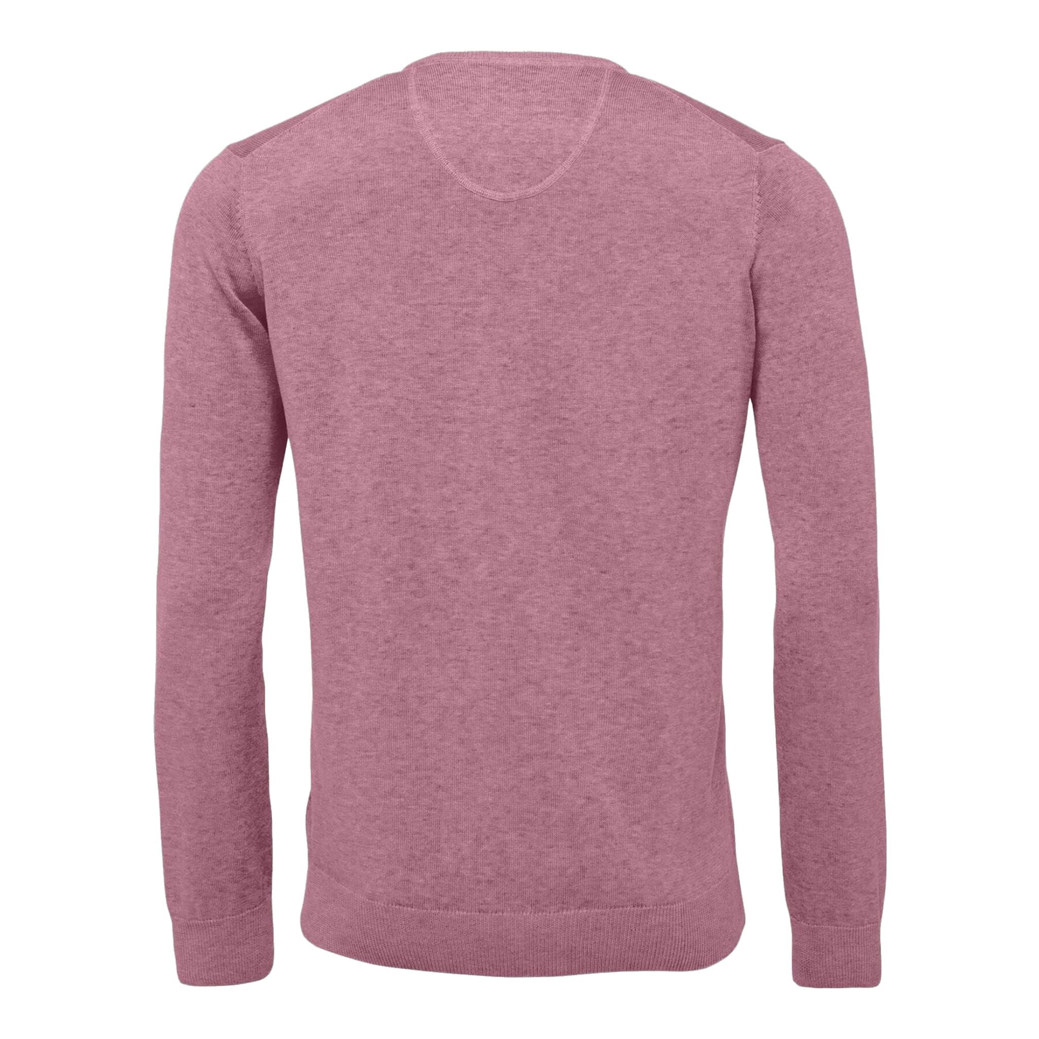 Pull de golf Fynch Hatton à col en V en maille fine pour homme, lilas