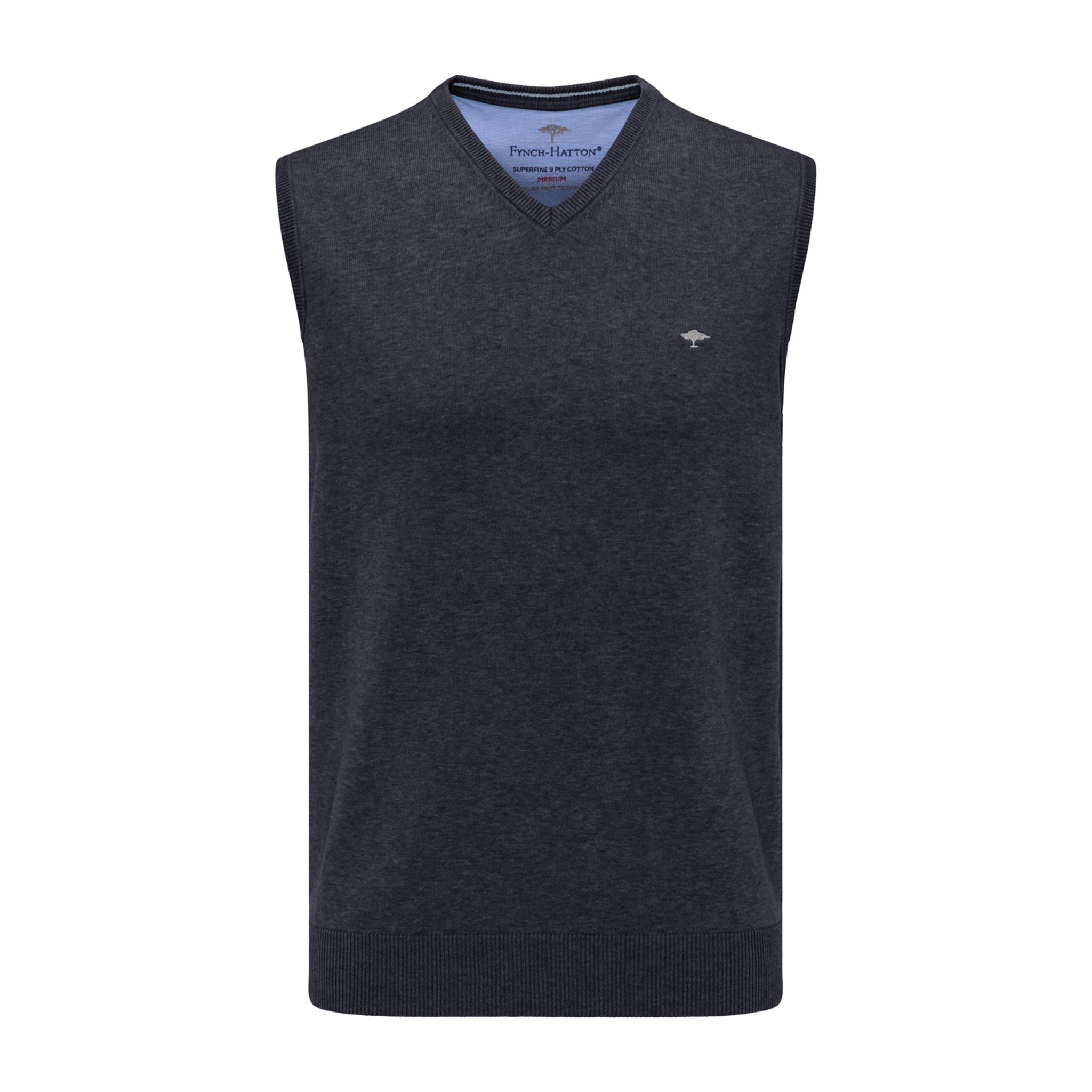 Gilet Fynch Hatton bleu marine pour homme