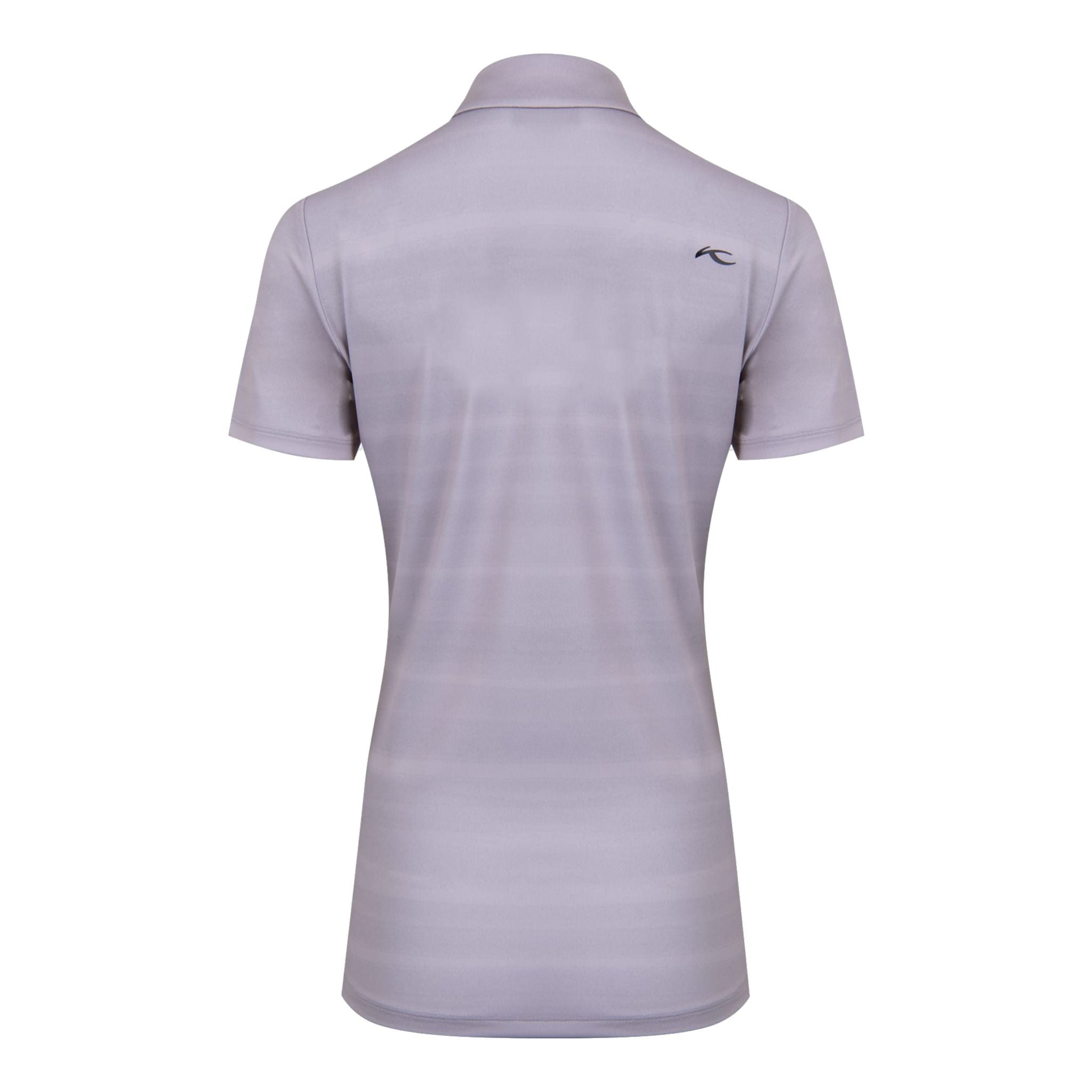 Polo imprimé Kjus W Enya SS blanc/alliage pour femme