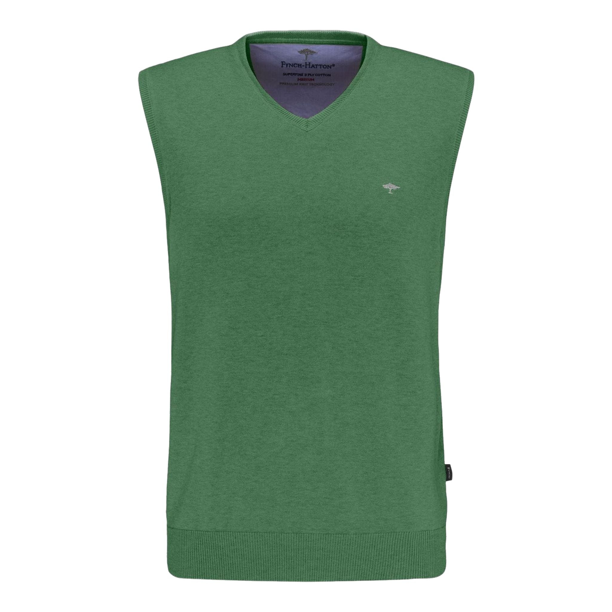 Pull-over vert Fynch Hatton pour homme
