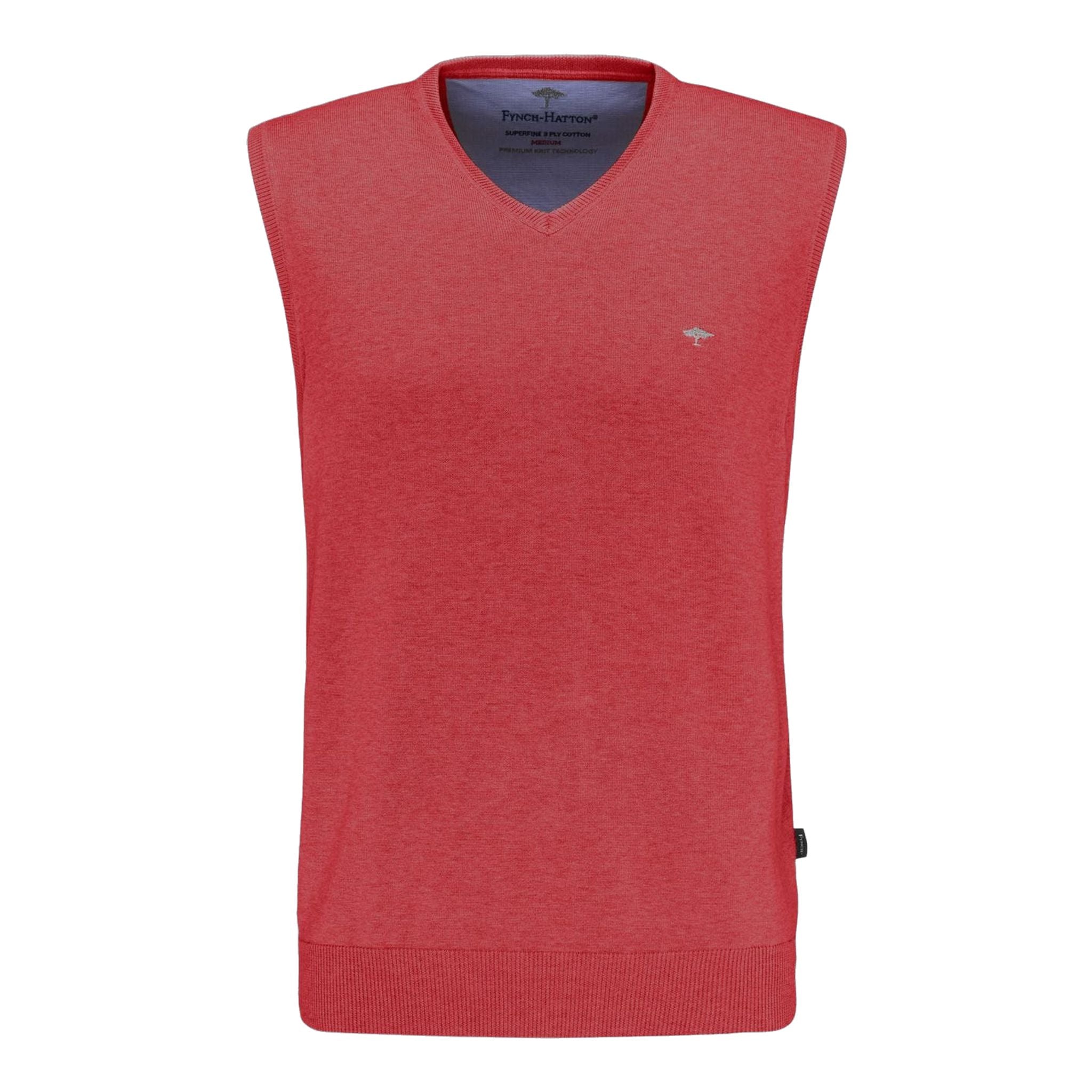 Gilet sans manches Fynch Hatton couleur pastèque pour homme