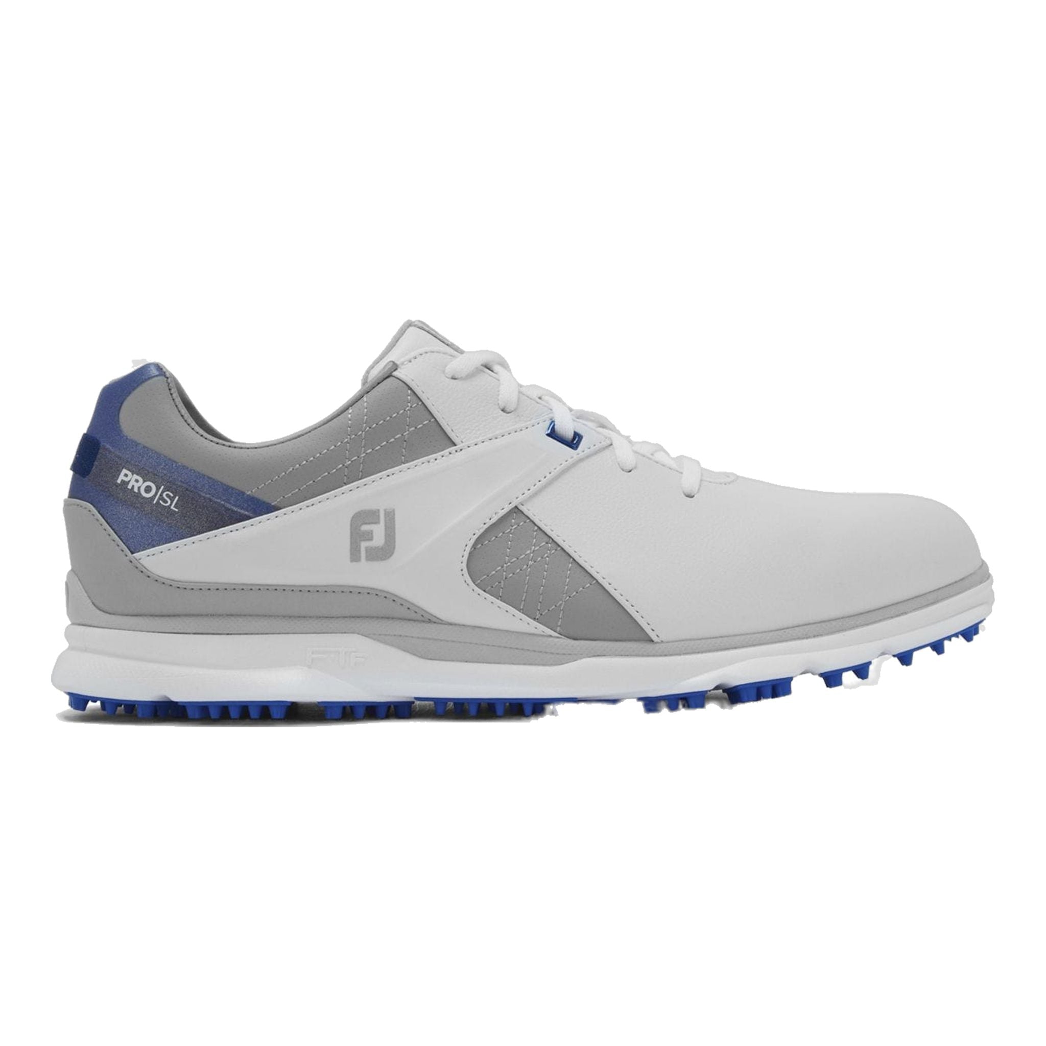 Footjoy M Pro SL Wide Blanc/Gris/Bleu Royal Homme