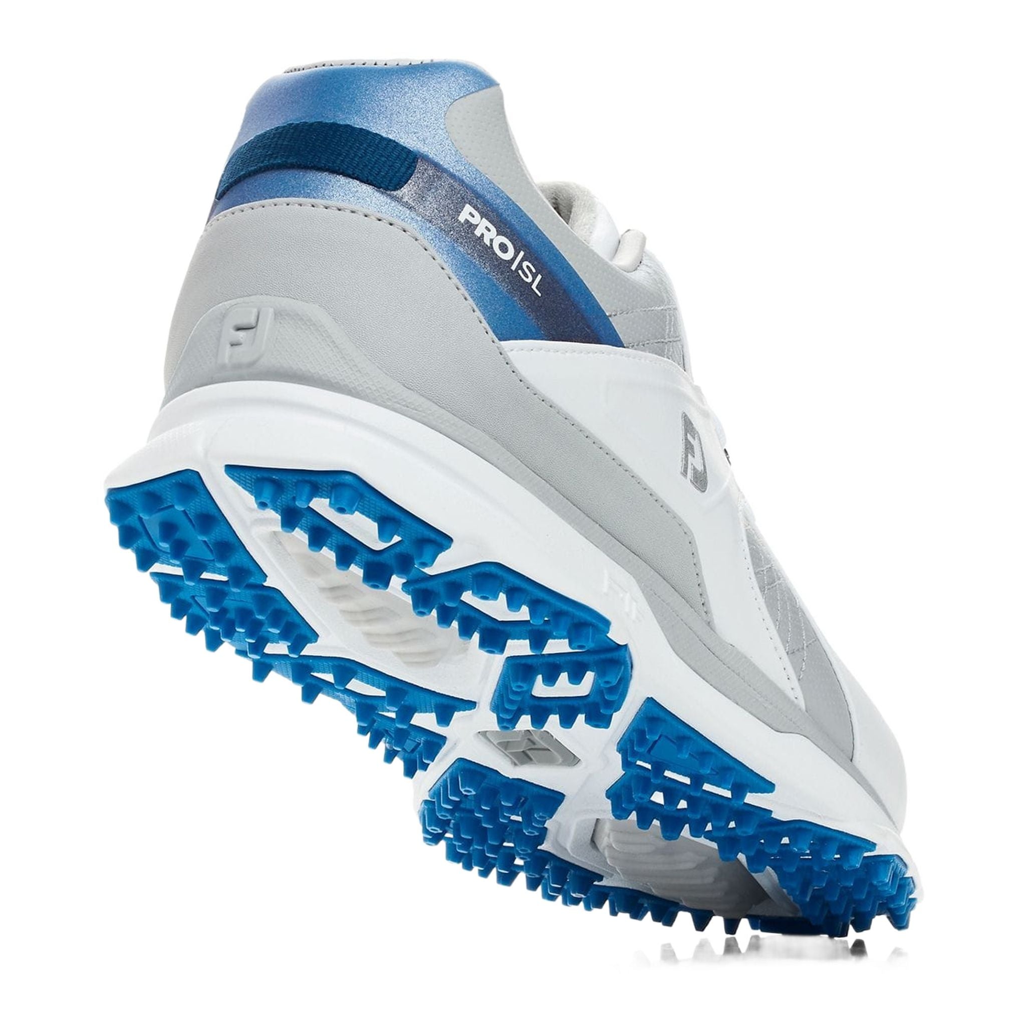 Footjoy M Pro SL Wide Blanc/Gris/Bleu Royal Homme
