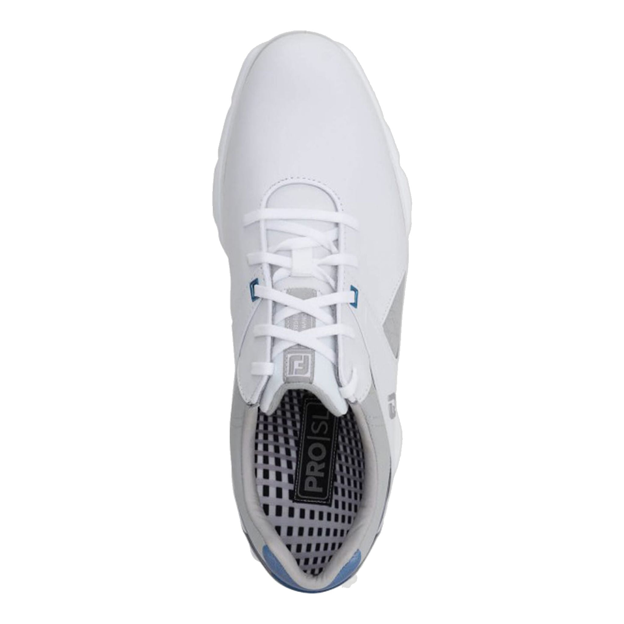 Footjoy M Pro SL Wide Blanc/Gris/Bleu Royal Homme