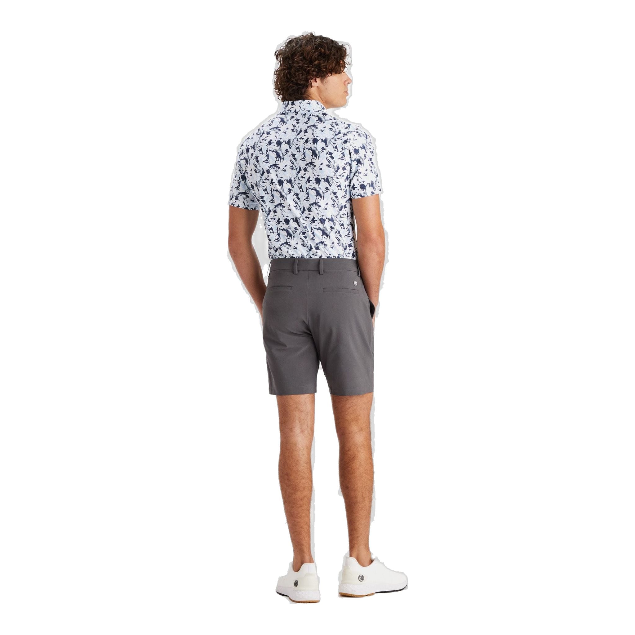 GFORE Palm Fronds Tech Piqué Slim Fit Golf Polo Homme S Homme