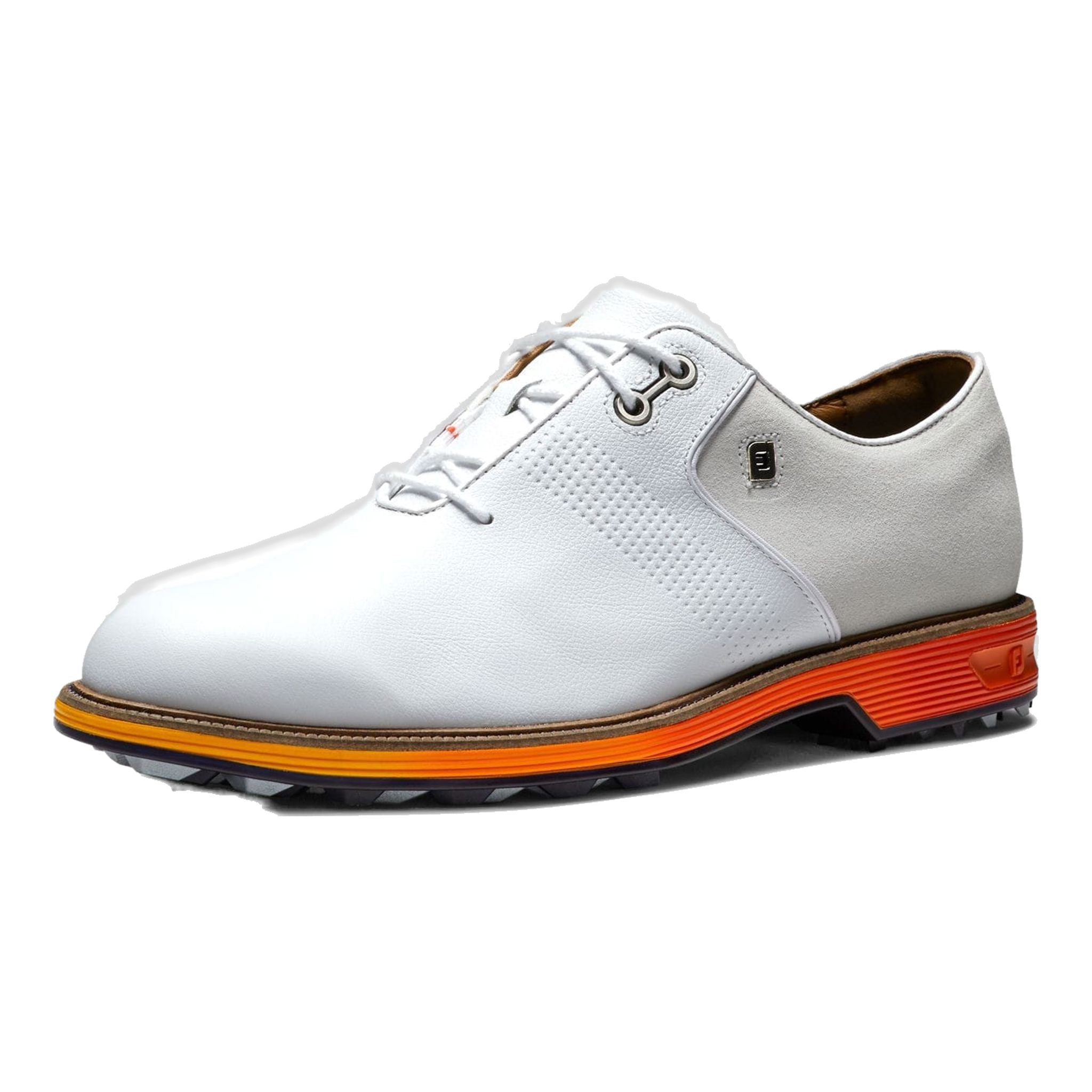 Chaussures Footjoy DJ Premiere SL Blanc/Blanc/Orange pour hommes