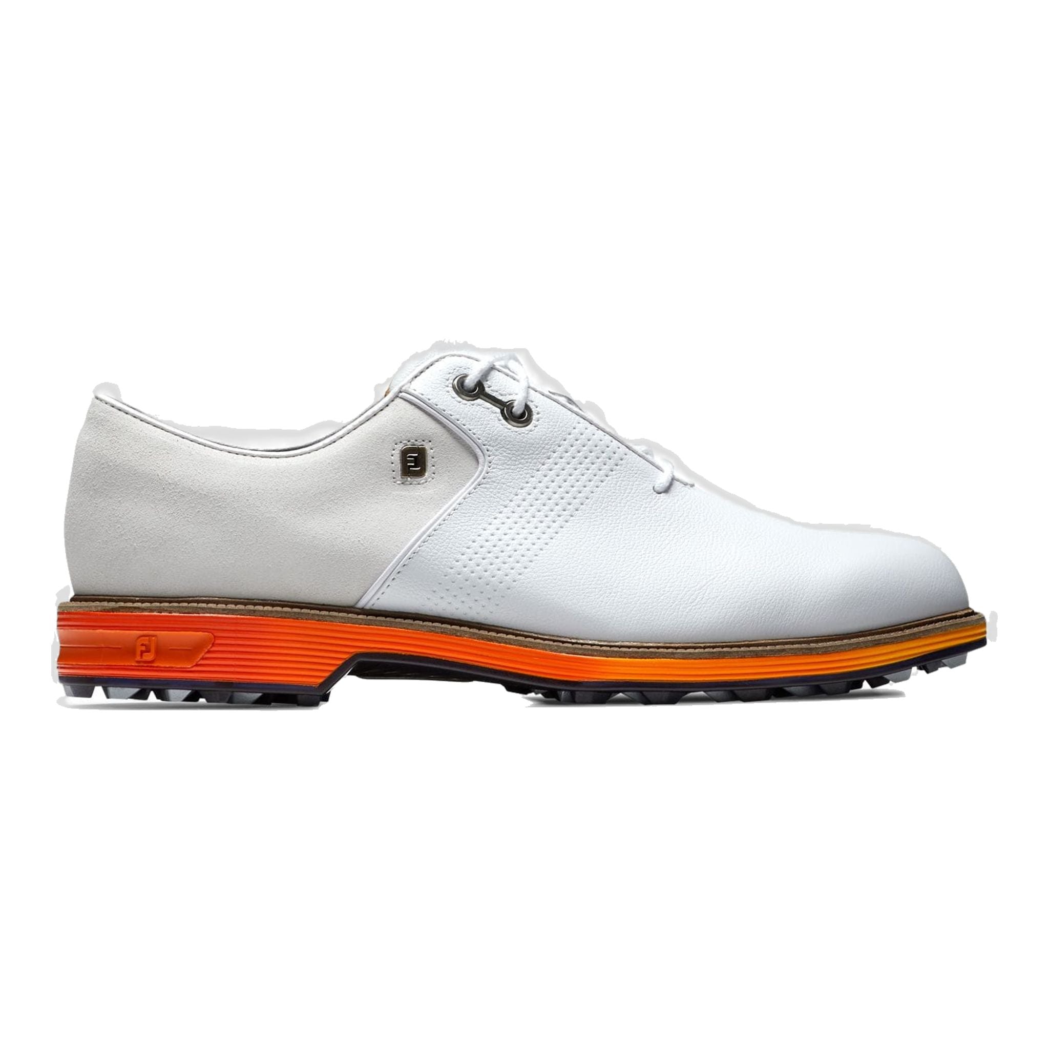 Chaussures Footjoy DJ Premiere SL Blanc/Blanc/Orange pour hommes