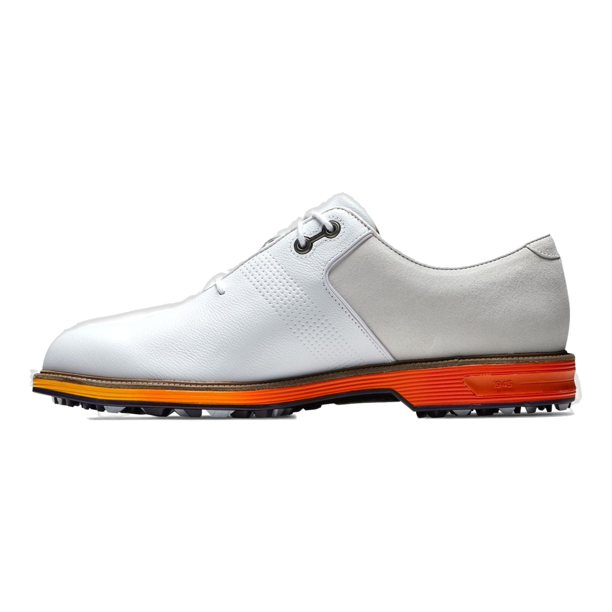 Chaussures Footjoy DJ Premiere SL Blanc/Blanc/Orange pour hommes
