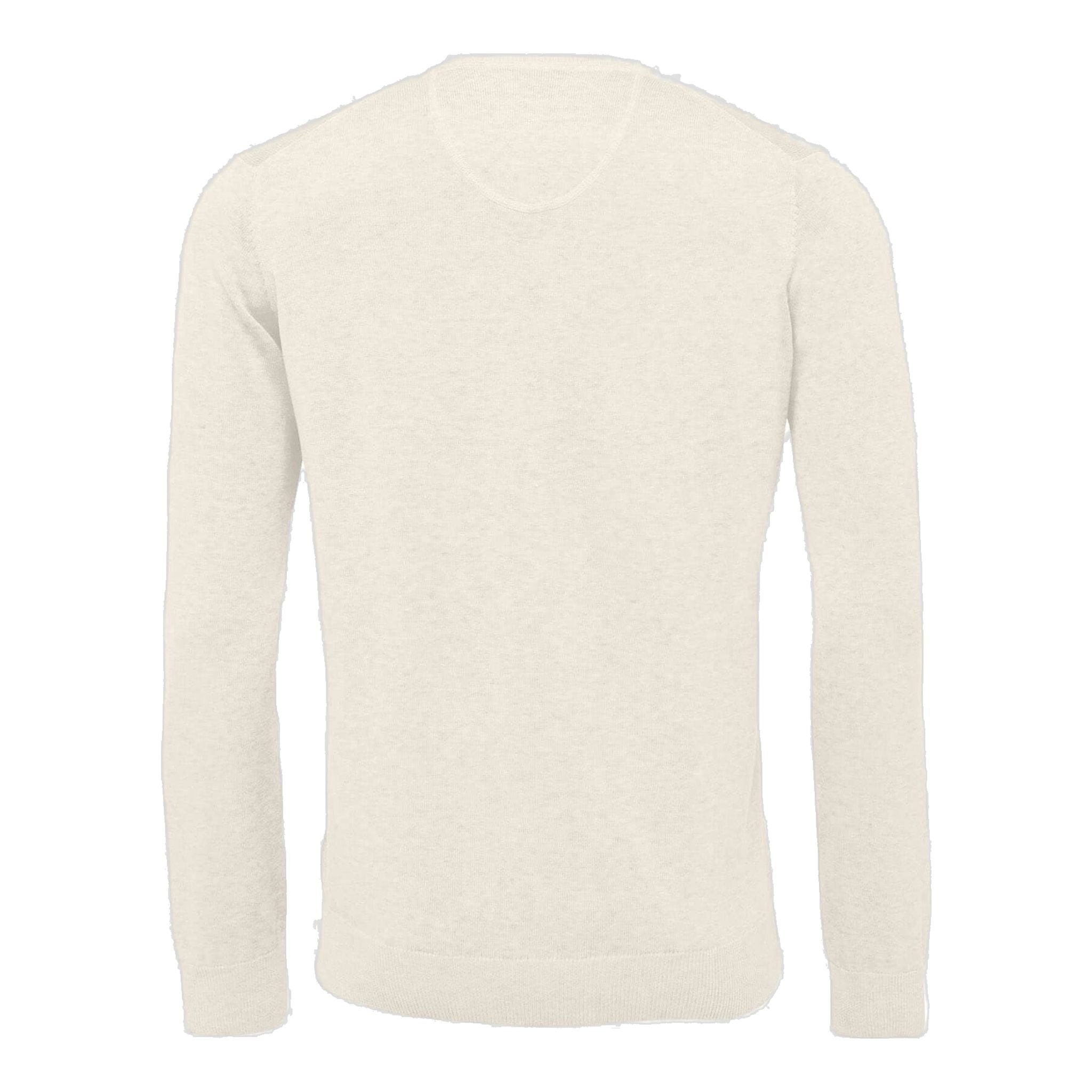 Fynch Hatton Pull de golf super fin à col en V pour hommes Offwhite