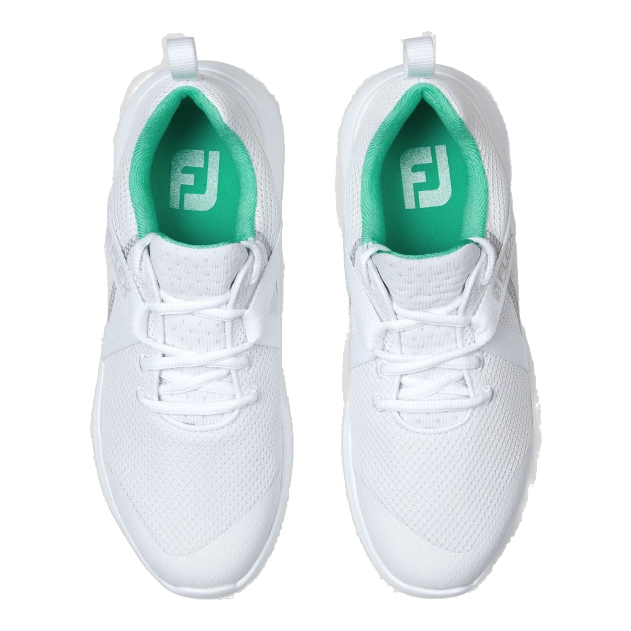 Footjoy W Flex White/Turquoise Damen