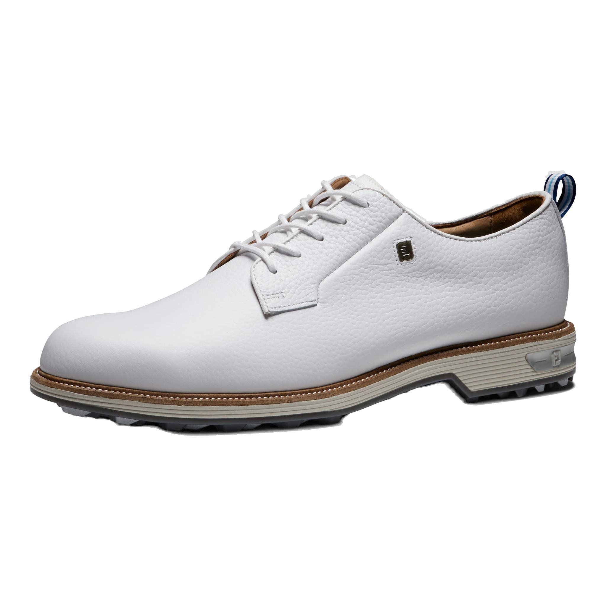 Chaussures Footjoy Premier Series blanches/gris clair, largeur homme