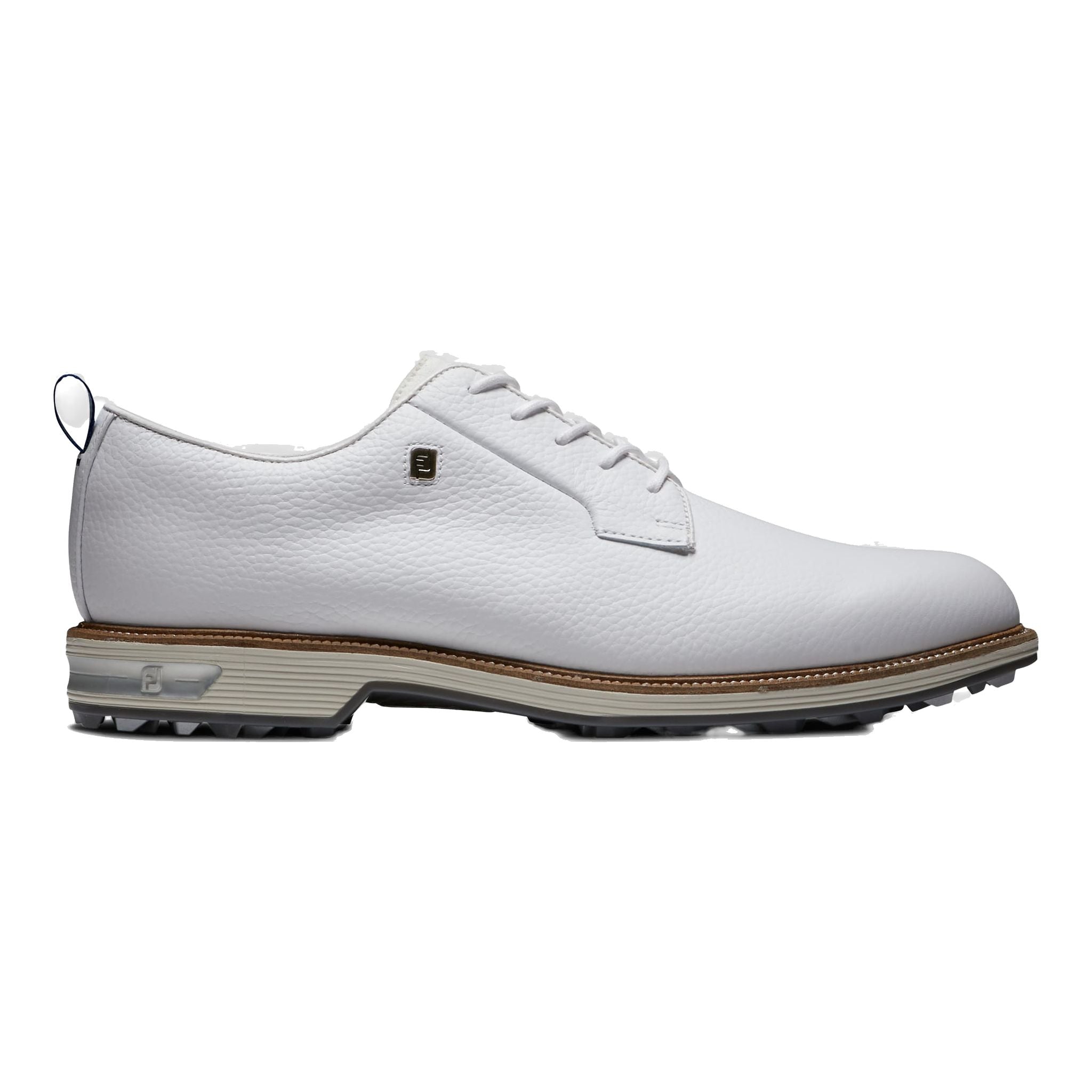 Chaussures Footjoy Premier Series blanches/gris clair, largeur homme