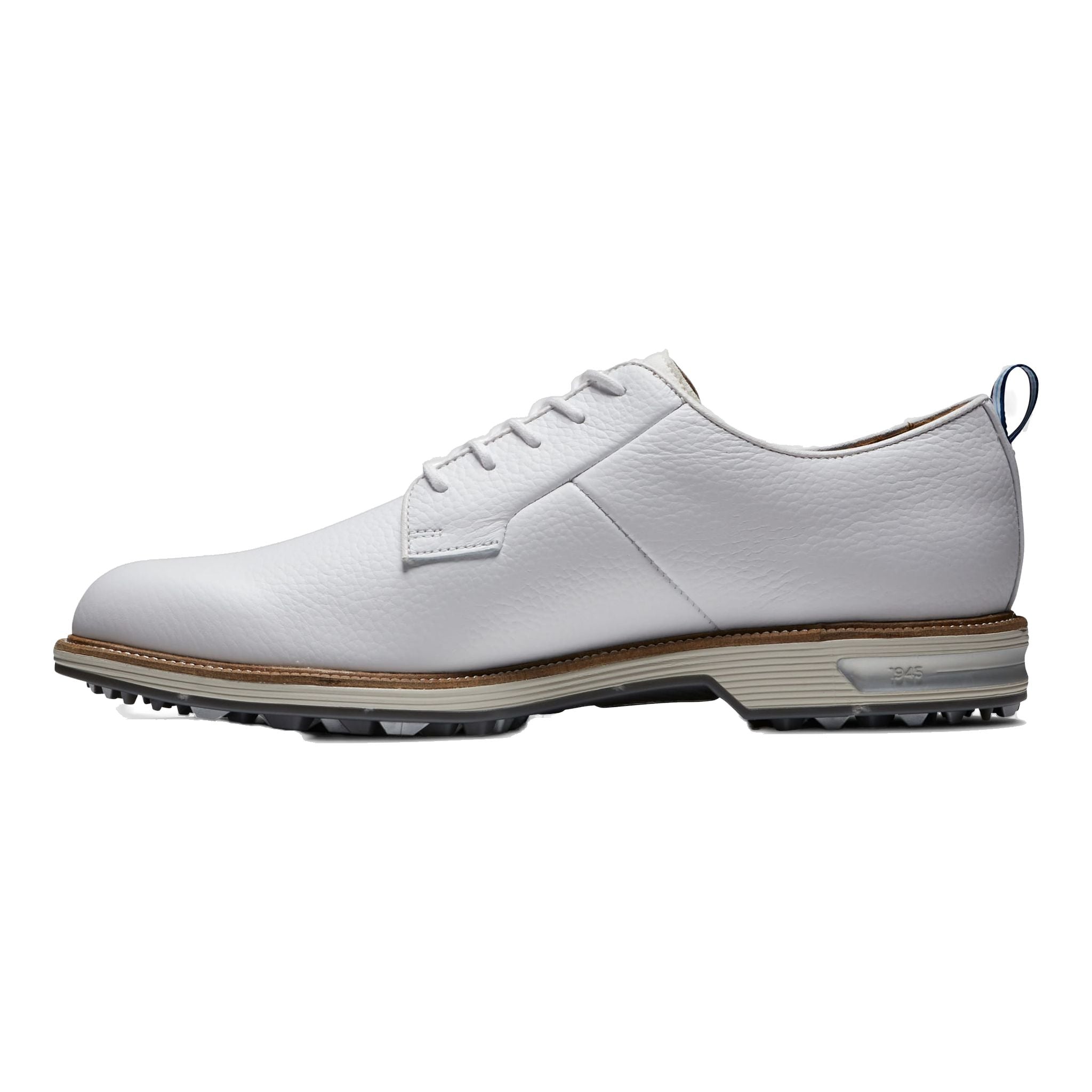 Chaussures Footjoy Premier Series blanches/gris clair, largeur homme