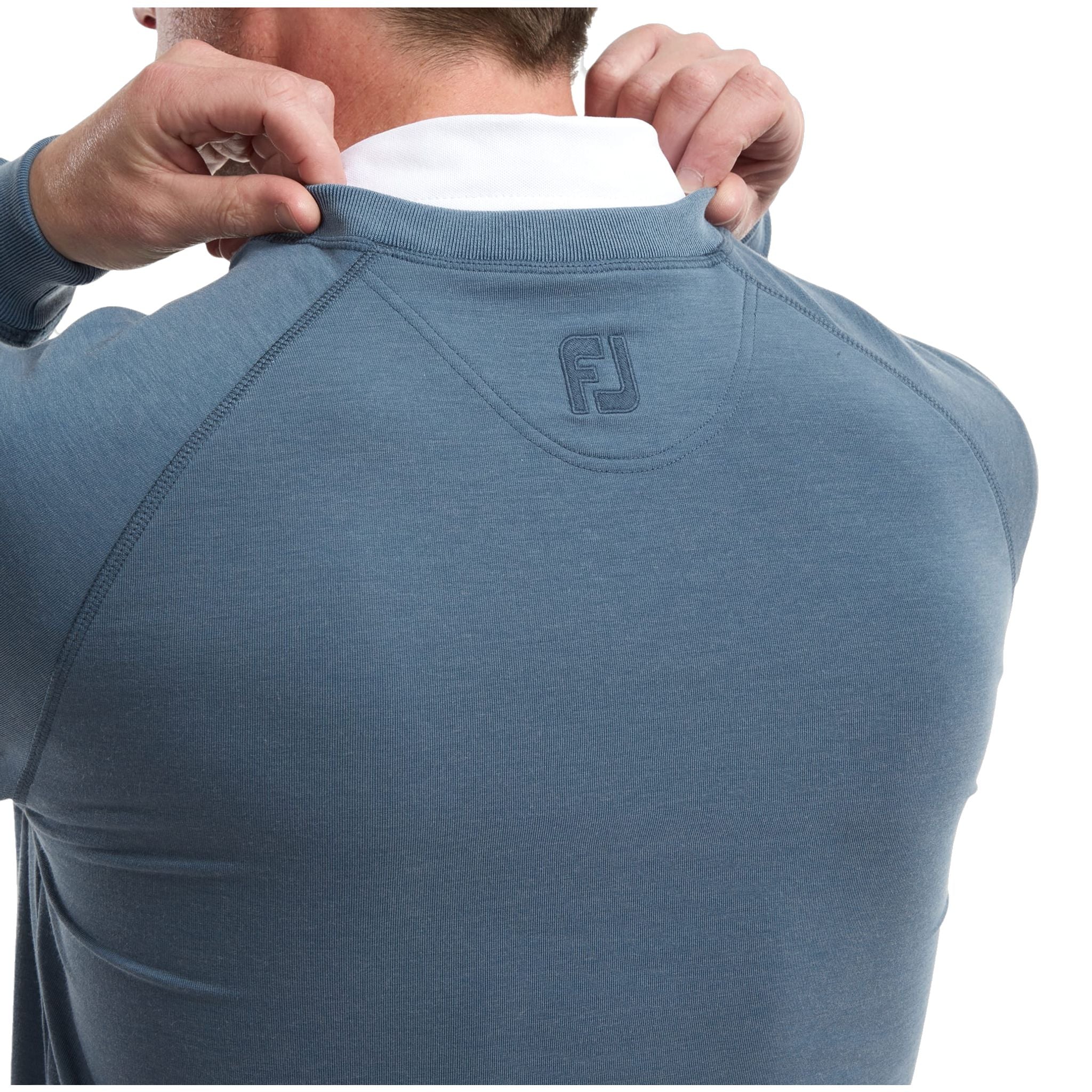 Pull Footjoy M Polo Drirelease French Terry à col rond H Homme