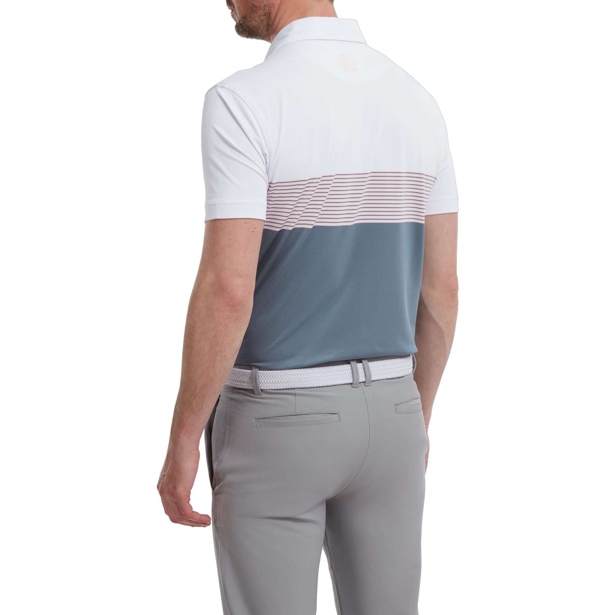 Footjoy Polo Colour Block Pique Herren