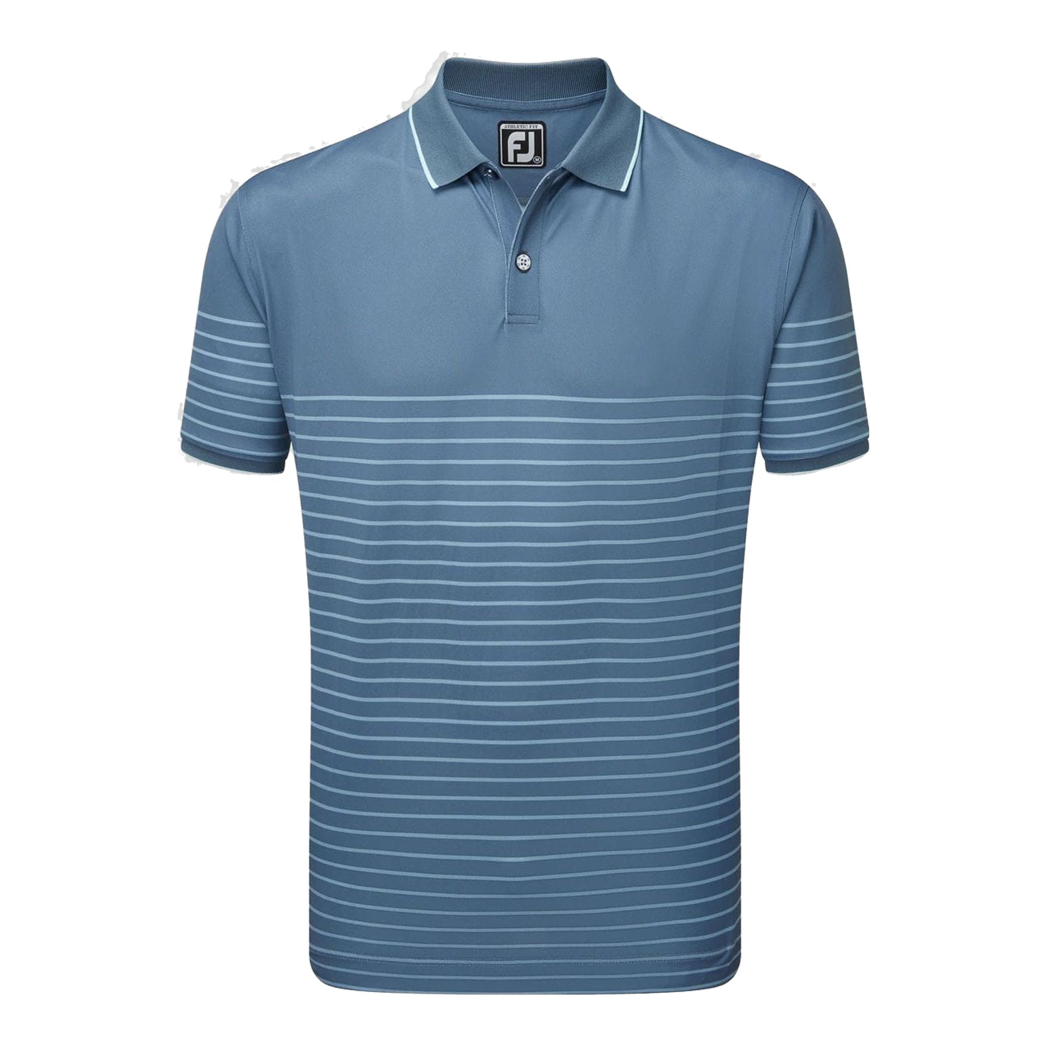 Polo de golf piqué à rayures bretonnes Footjoy pour hommes