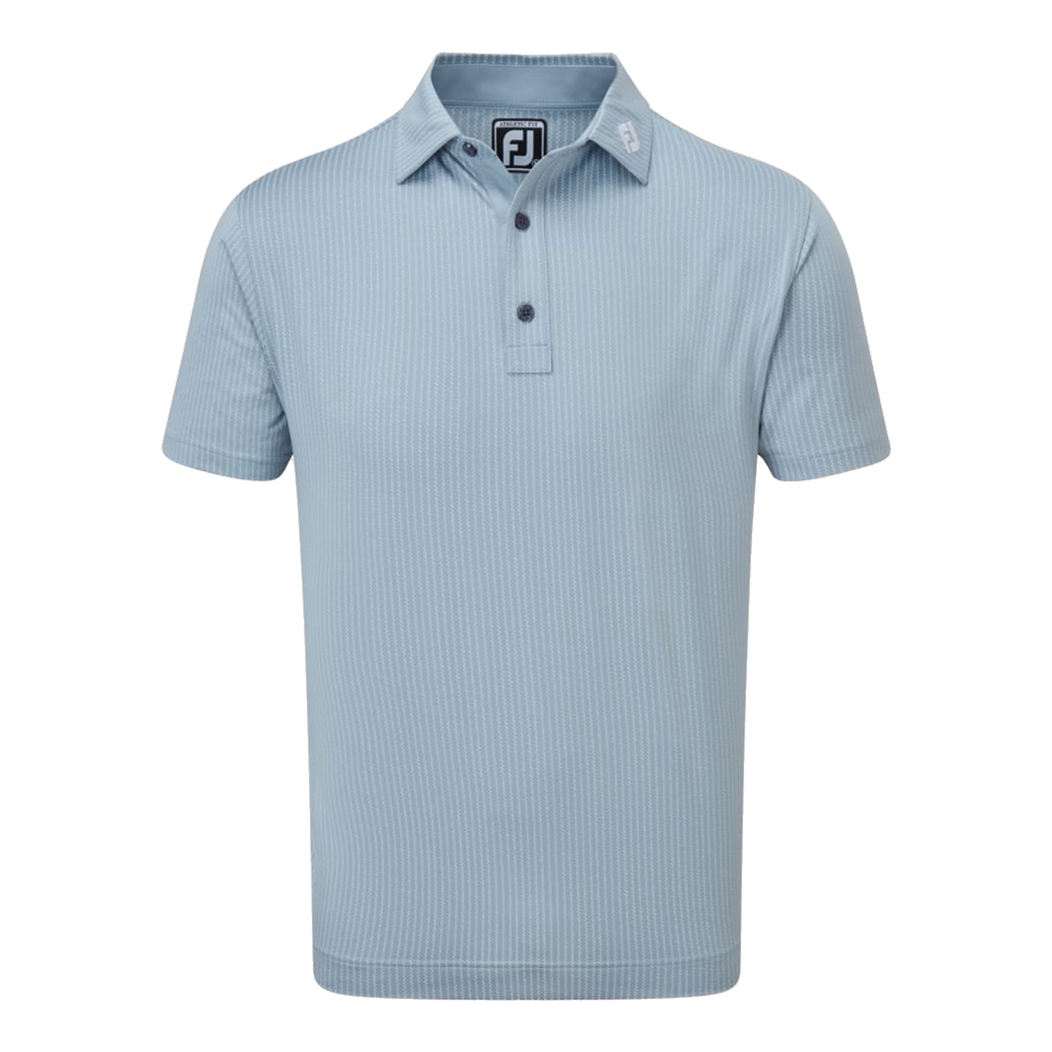 Footjoy Polo Zig-Zag Print Lisle Dove Herren